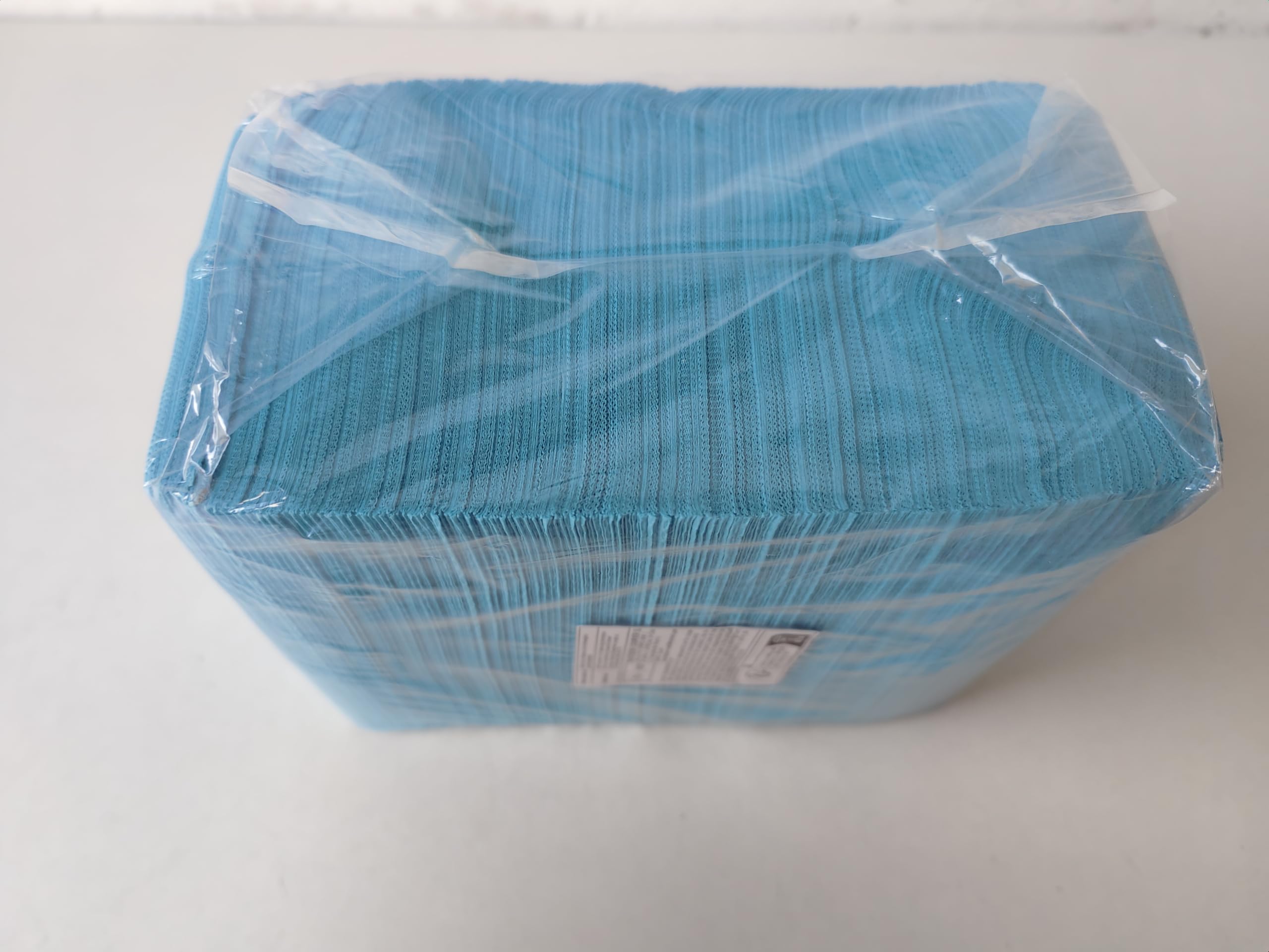 Aokbean 125 Piezas 13x17,7 Pulgadas 3 Capas Mantel Desechable para Tatuajes Mantel Impermeable para Tatuajes Almohadilla de Limpieza de Toalla para Suministros de Tatuaje (Azul)