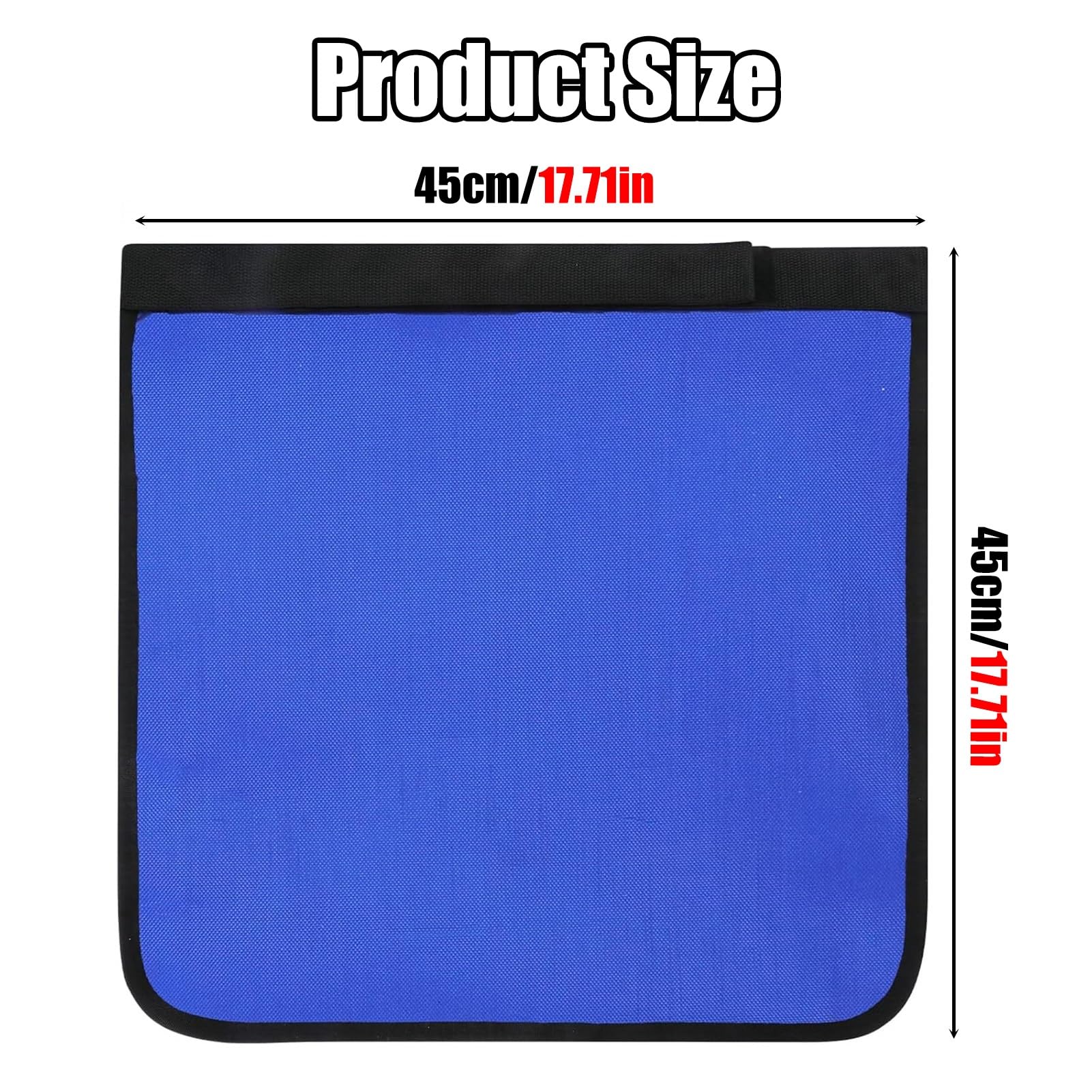 Tablier De Protection Contre Les Radiations Au Plomb Bleu, Serviette Carrée En Plomb Pour Bouclier Contre Les Rayons X Pour Torse/aine, Taille Universelle(0.5mmPb)