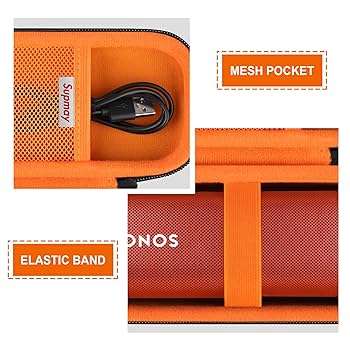 新品未開封 Sonos Roam 2 オレンジ Roam 2 Charging Set: Bluetooth Speaker with Wireless Charger