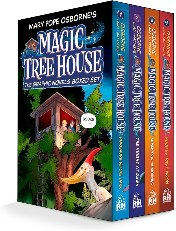Juego inicial de novela gráfica Magic Tree House: (un juego en caja de novela gráfica)