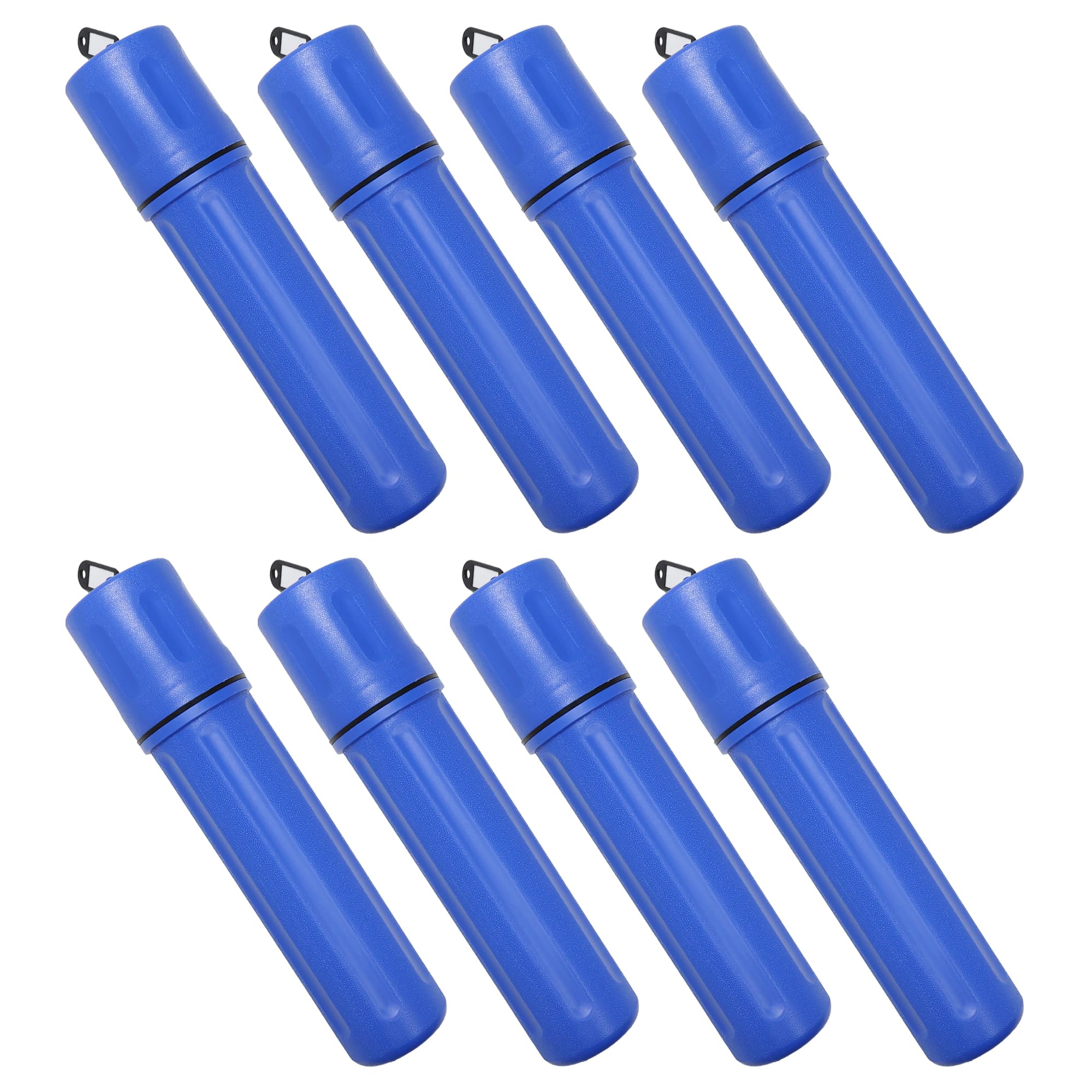 Blue Demon SMAW/Stick Welding Electrode Storage Tube, 3” x 14”, waterproof, airtight, 8 Pack, Blue