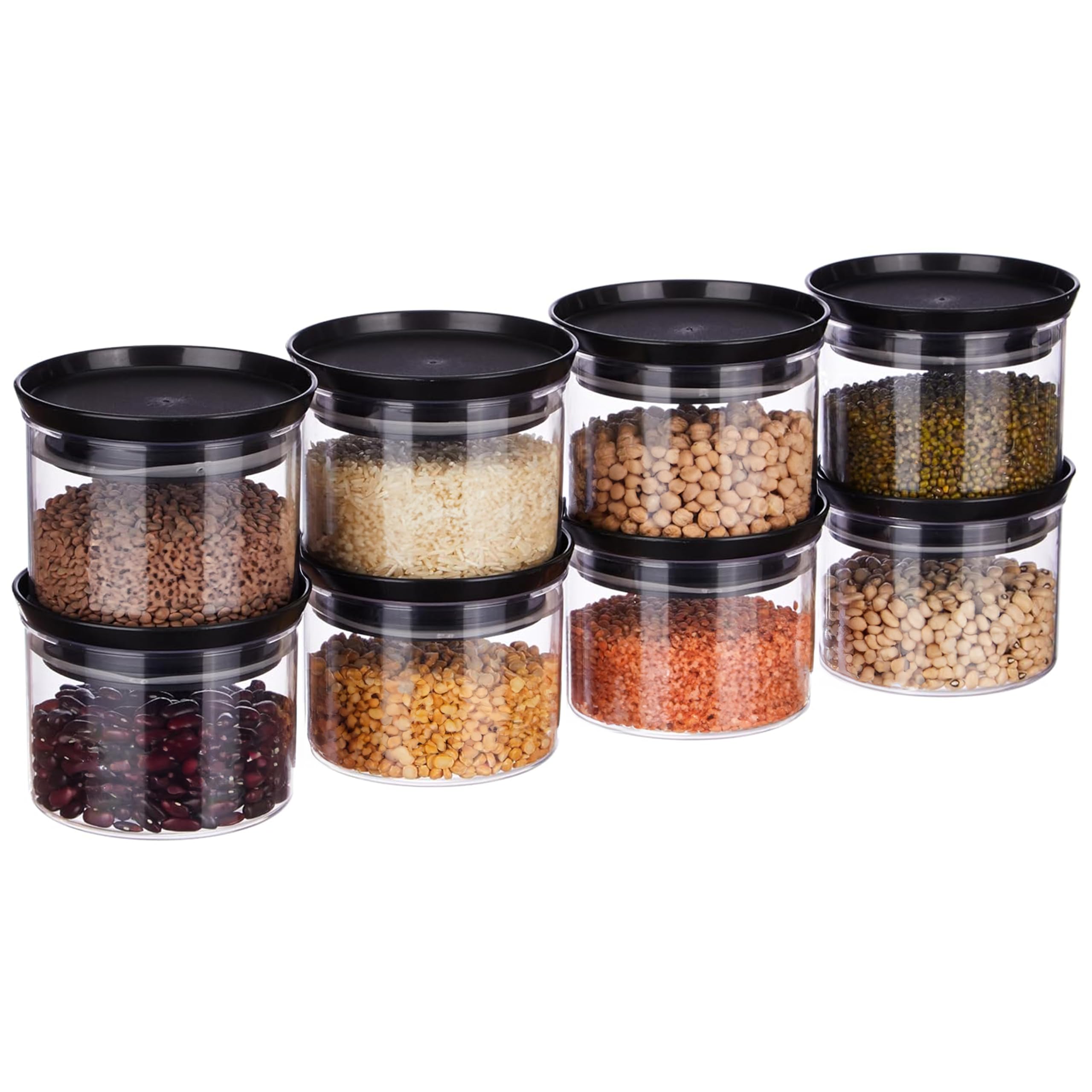 TEX-RO Ultimate Kitchen Containers Set Kitchen Storage Set, kitchen accessories items and Kitchen Organizer- Premium Storage Containers for Kitchen Organization and Freshness (Set Of 6, 500ml) (B0D4F1R17W) Amazon Price History, Amazon Price Tracker