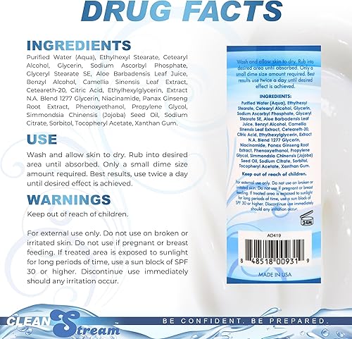 Miniatura 4 de XR marcas anal usar lejía, con vitamina C y Aloe, 6 oz