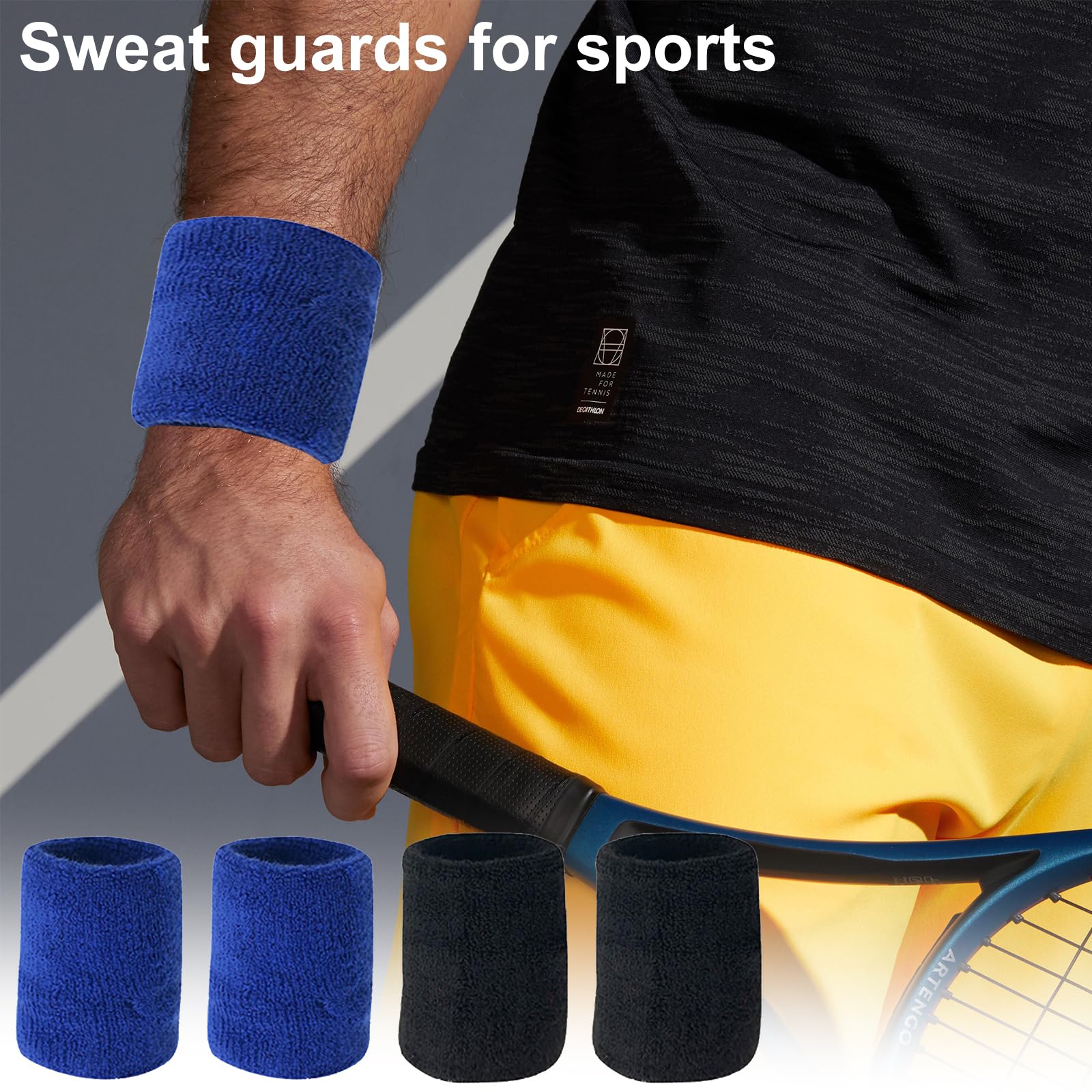 Parastinchi Calcio Bambino 2 Paia - Con Polsini, Leggeri E Traspiranti - Foto 3