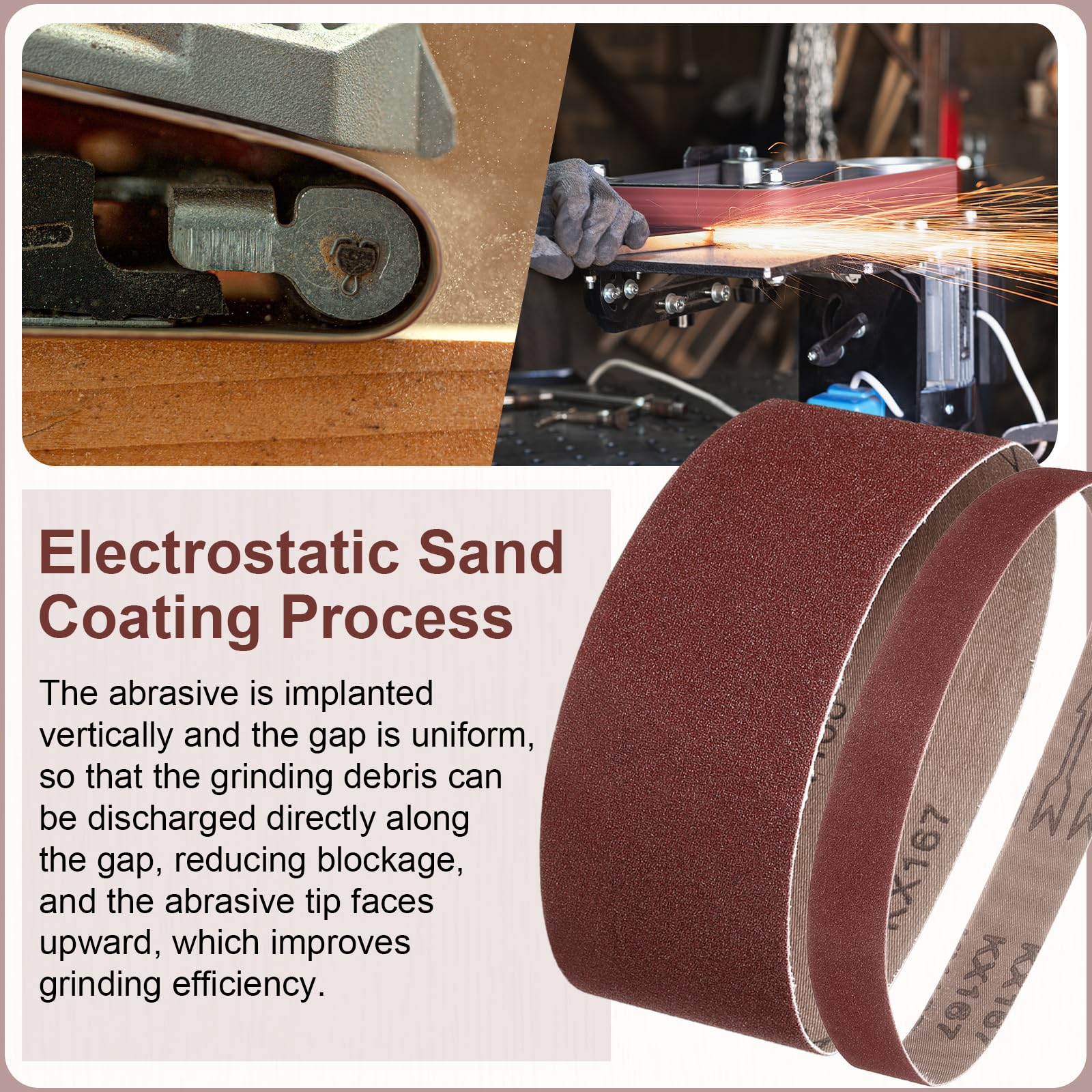 Nastri Abrasivi In Corindone Per Levigatrice A Nastro BBS/S - No 28922 - Foto 2