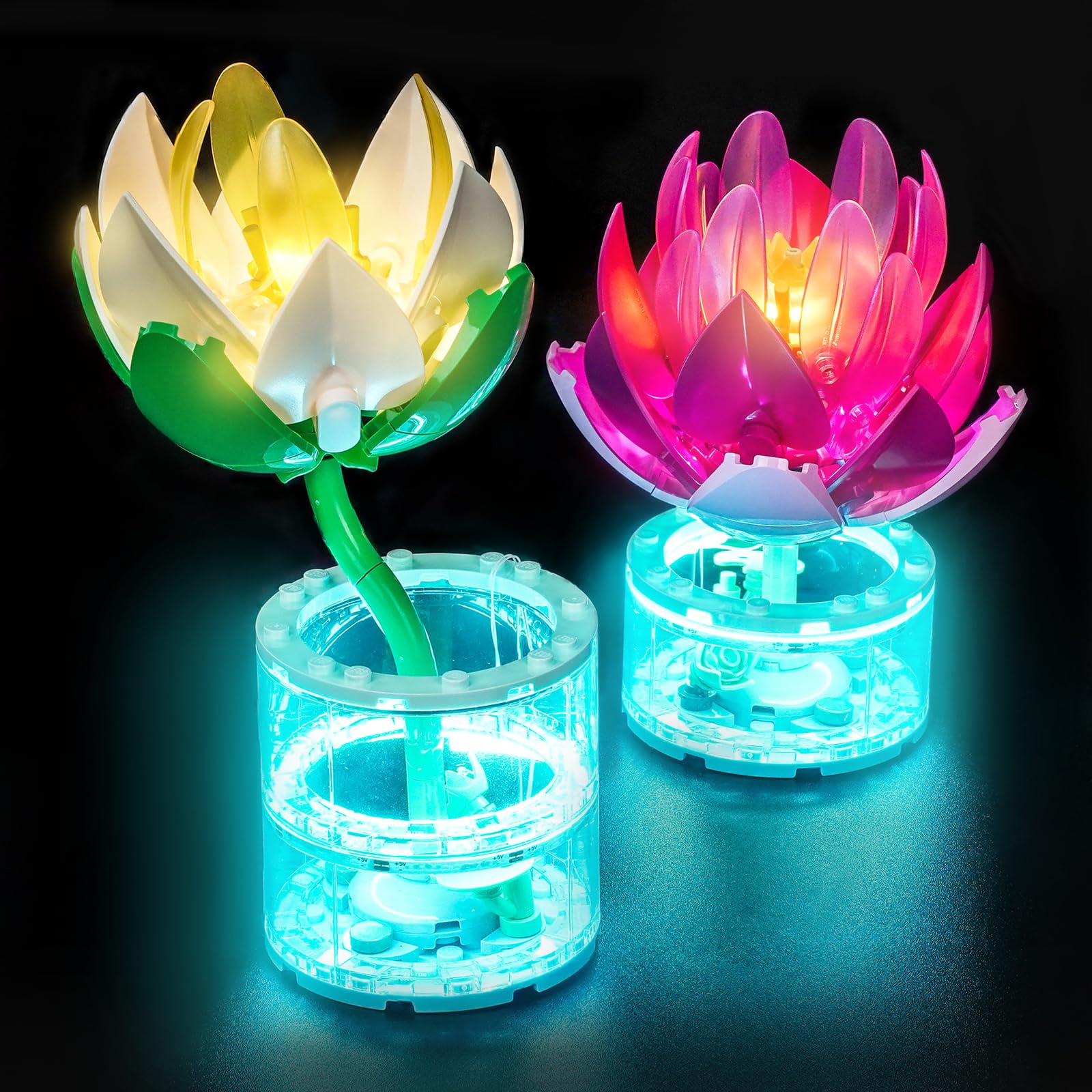 Light Kit Compatible with Lego 11511 Water Lilies (No Model), Decoration Lighting Set Compatible with Lego Water Lilies Blocks Model — image 1