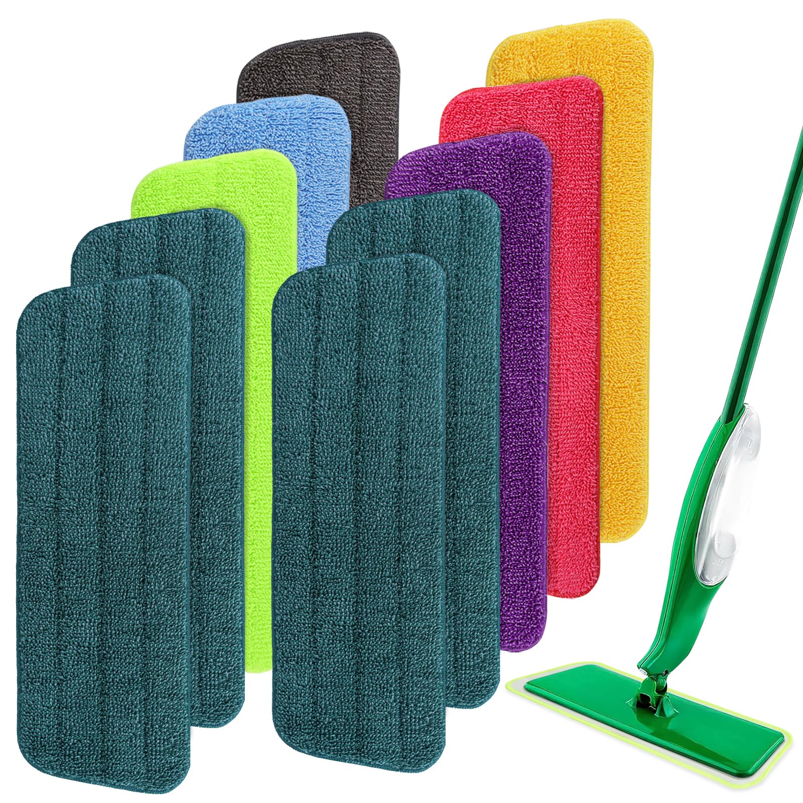 Mop Head Replacement for Libman Freedom Spray Mop - Washable Reusable Wet & Dry Cleaning - Microfiber Spray Mop Pads Refill for Multi-Surface Floor -
