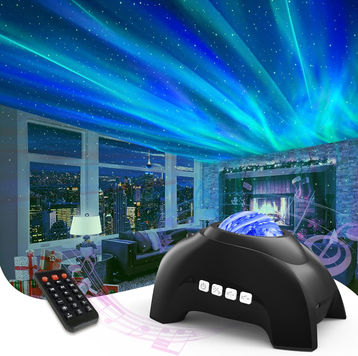 Northern Lights Aurora Projector, AIRIVO Star Projector for Bedroom