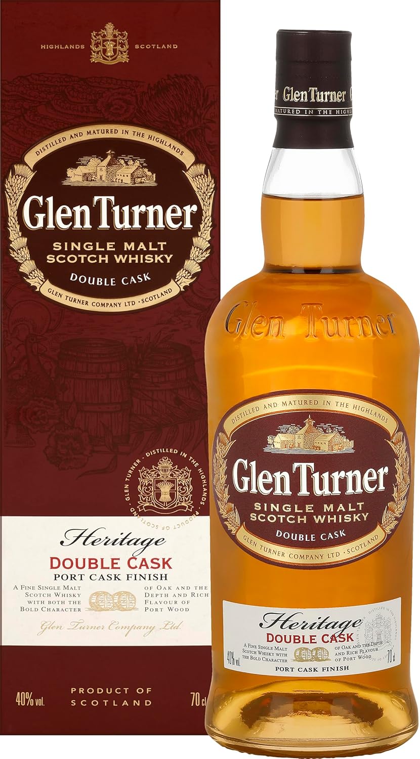 Glen Turner Heritage DOUBLE CASK Single Malt Scotch Whisky PORT CASK