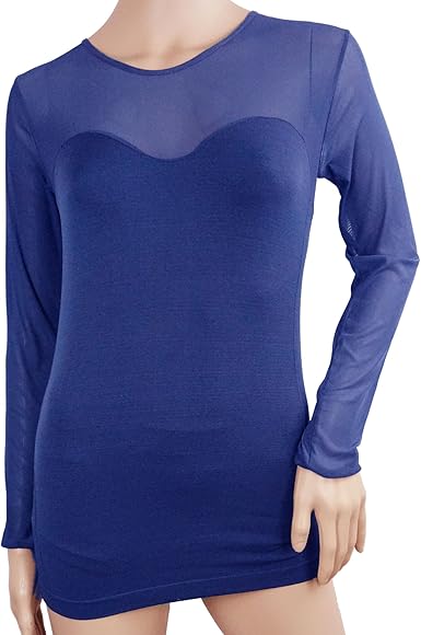 Sheer long sleeve undershirt Clearance