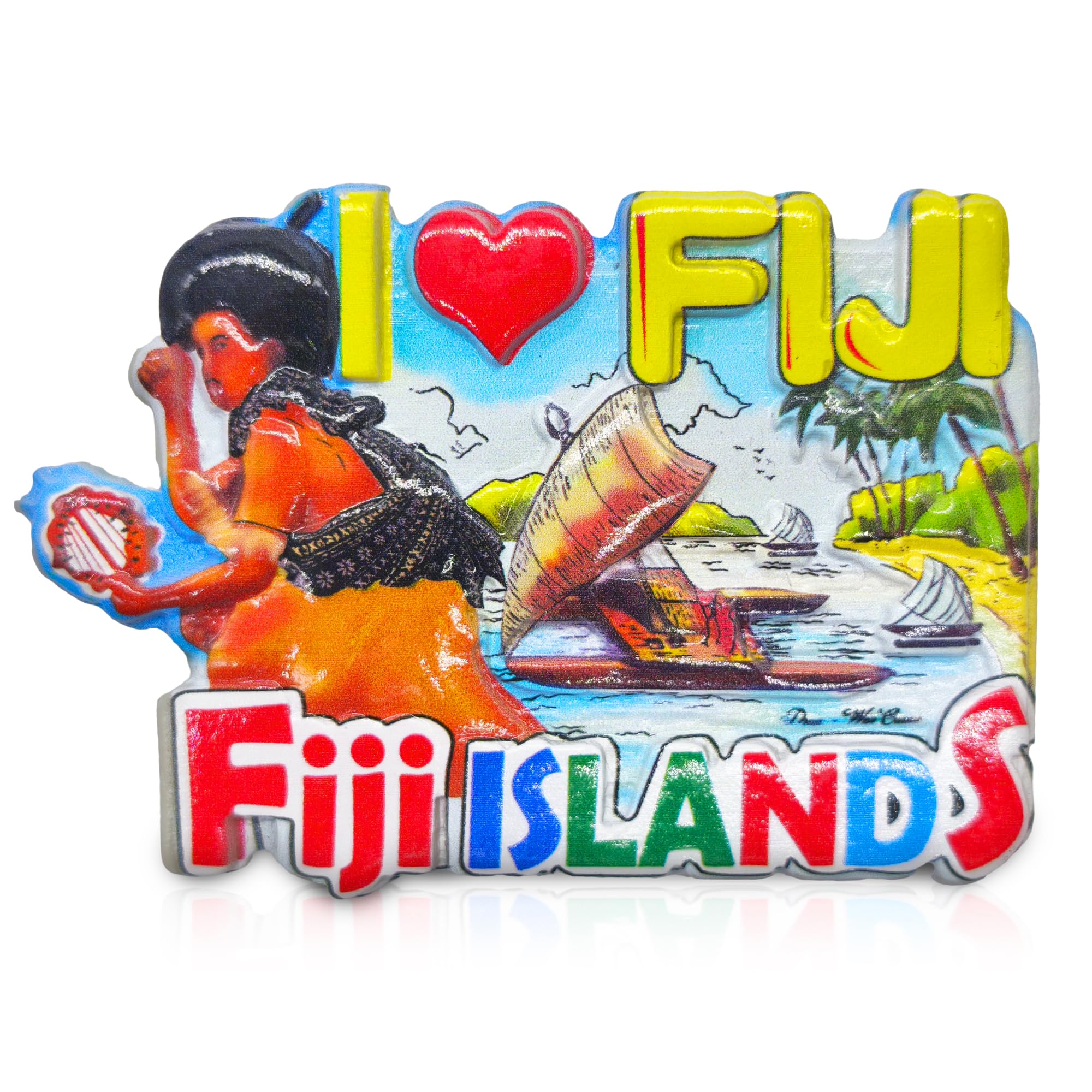 New Zealand 3D Kiwi Bird Fridge Magnet – Detailed Souvenir and Gift (Fiji)