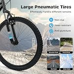Goplus Mountain Bike, 20/24 Inch Kids Bicycle w/ 6-Speed Drivetrain, Suspension Fork, Dual Brakes, Adjustable Seat, Outdoor Cycling Children City Bike for Boys Girls