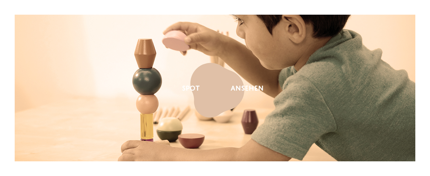 Eichhorn Montessori Fühlbrett – Mit 9 Fühlzylindern, Aus FSC-Buchenholz, Für Kinder Ab 3 Jahren – Fördert Tastsinn & Feinmotorik