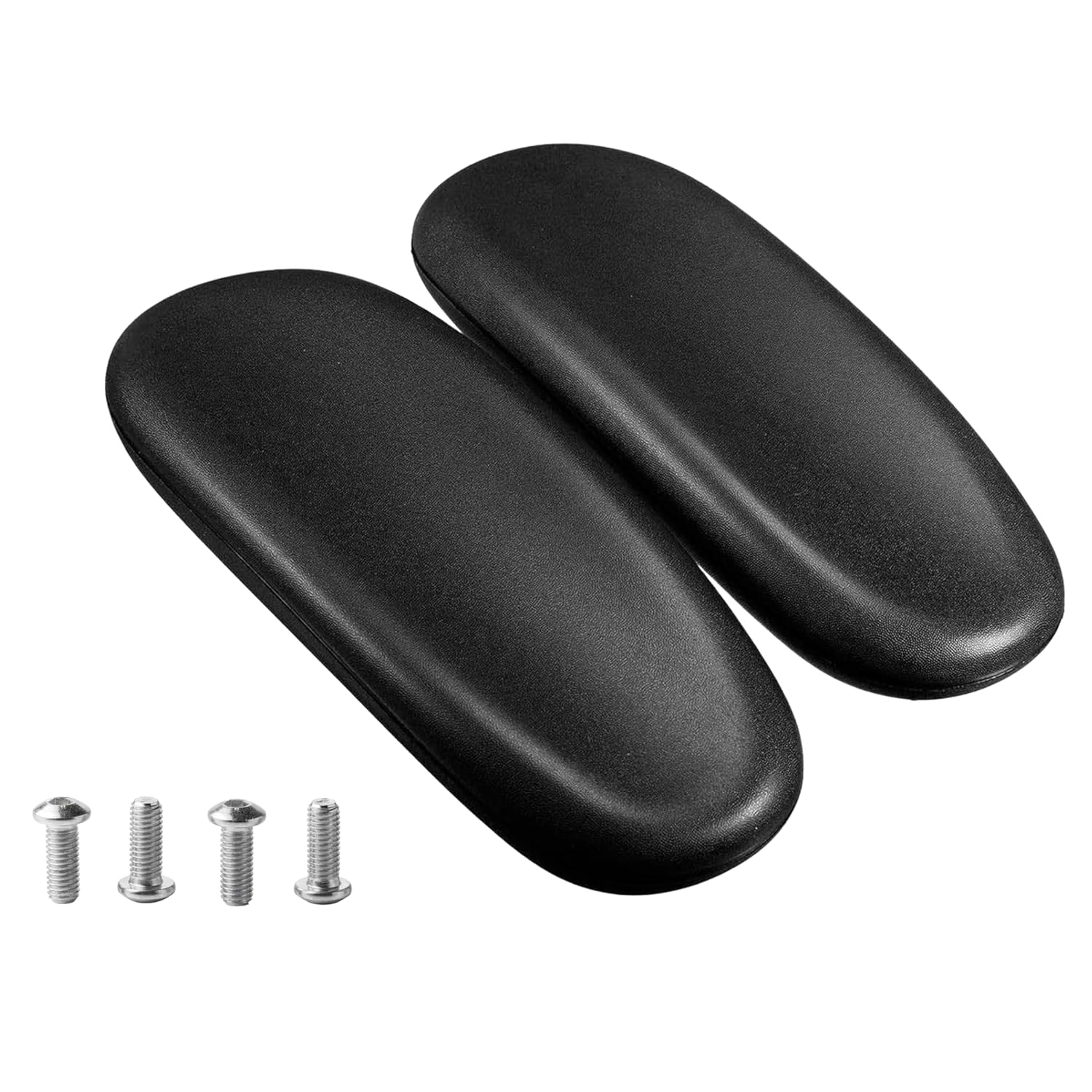 Maktune Pad Office Chair Armrest Ergonomic Comfort, Universal Fit, Includes 4 Screws | Adjustable Chair Handle Cushion, Replacement Parts, Rolling Chair Accessories, Spare Hand Rest (Doom, PU Foam)