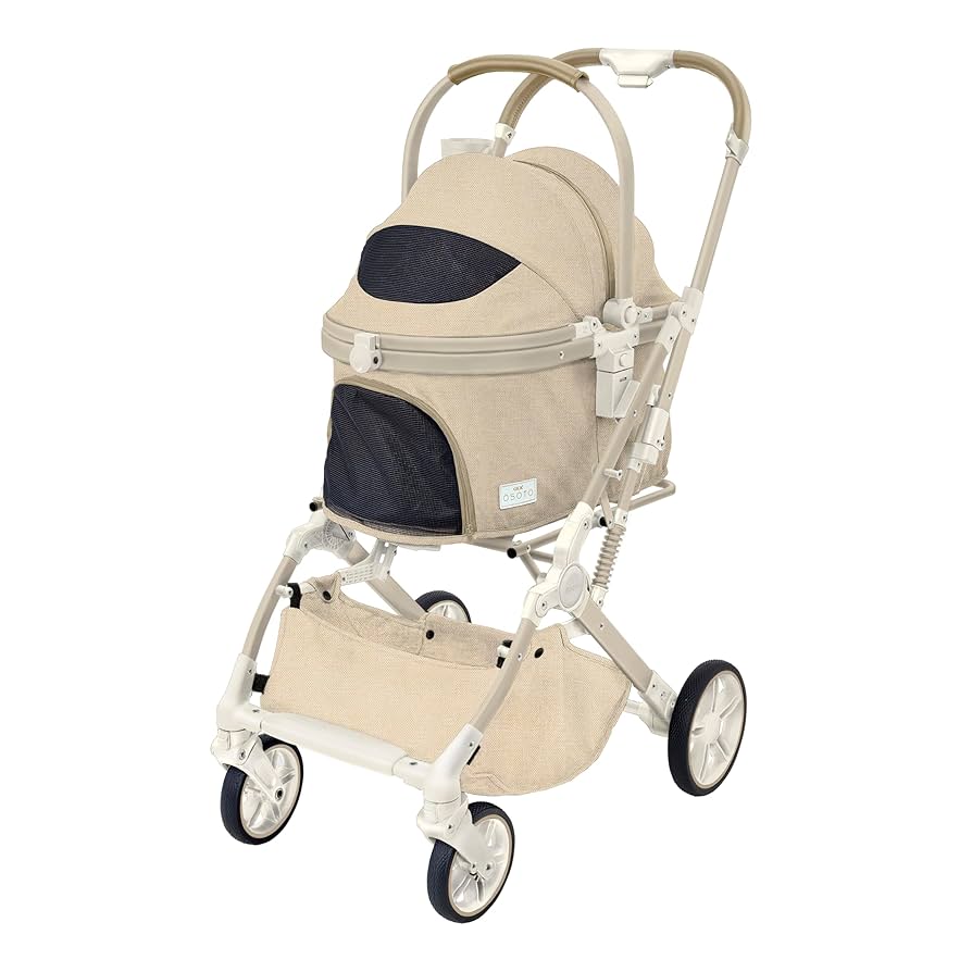 【送料込み】GEX OSOTO GRACE RC ベビーカー キャメル　犬猫兼用 OSOTO GRACE RC キャメル | ジェックス株式会社