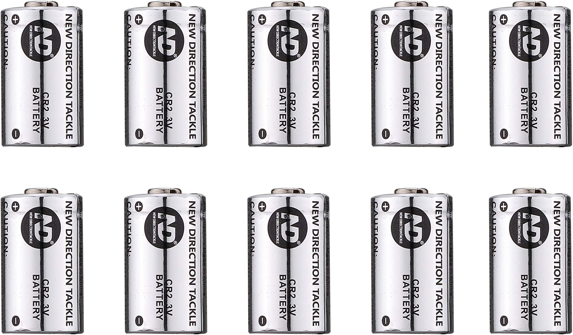 New Direction Tackle CR2* 10 PCS Batteries for K9s/R9s/Th9s