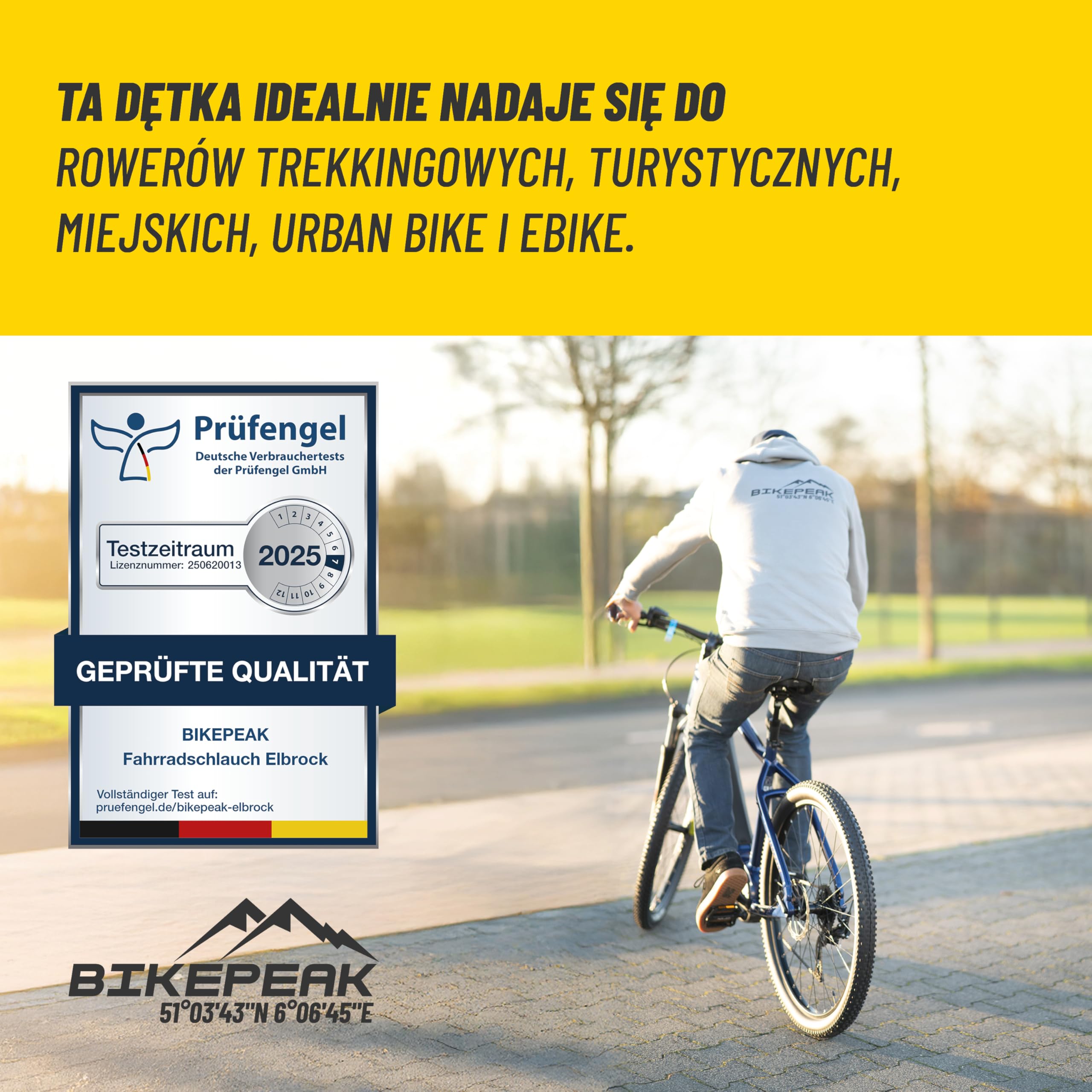 2x Dętka City 28 cali z czarnym zaworem samochodowym 40 mm – dętka rowerowa AV ETRTO 28/47-622/635, 700C – zestaw 2 szt. Elbrock