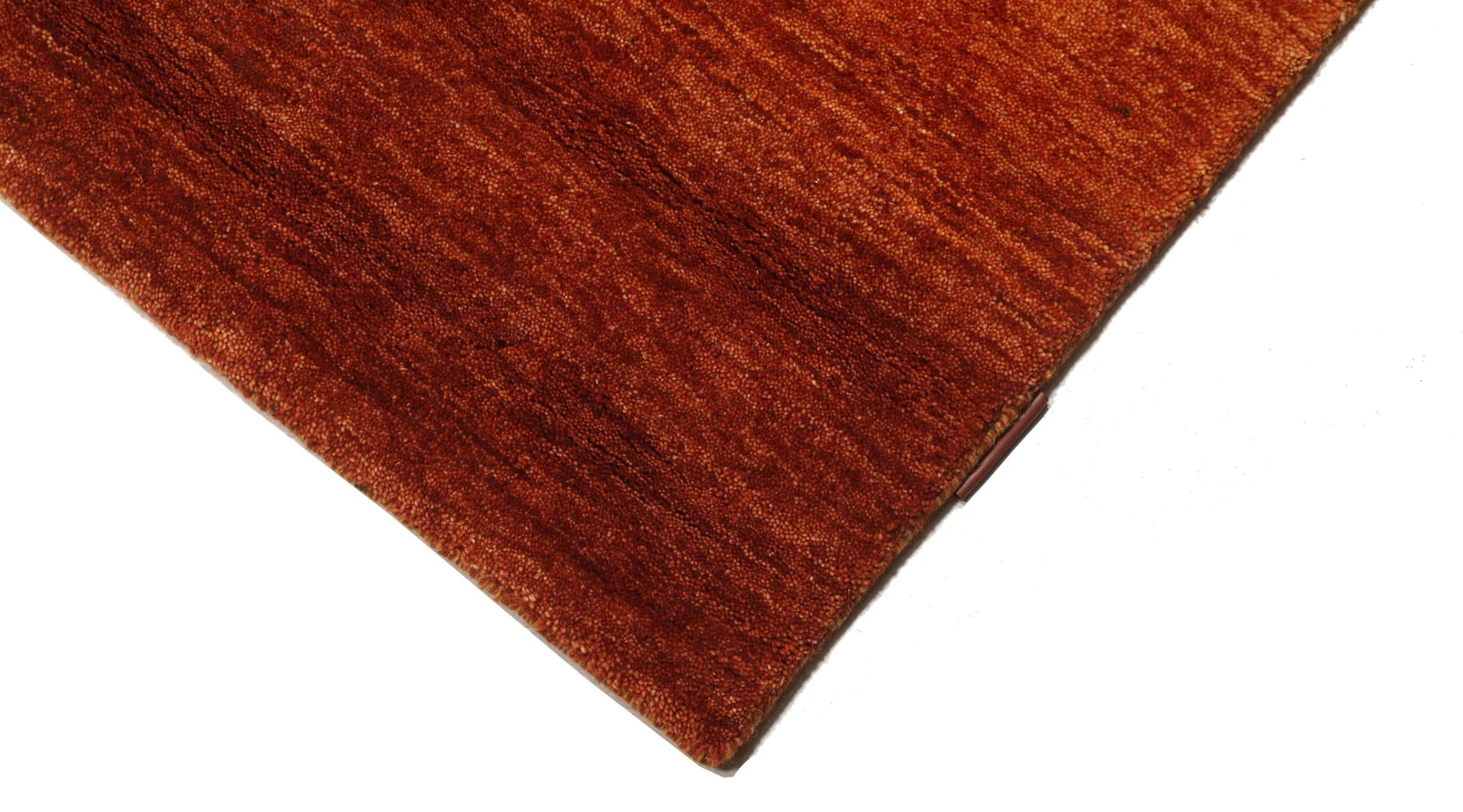Tapis Gabbeh Rainbow - 230x160 Cm, Laine Douce, Tissé Main - Salon, Salle à Manger, Chambre - Rouge Vif, Certifié OEKO-TEX - 13