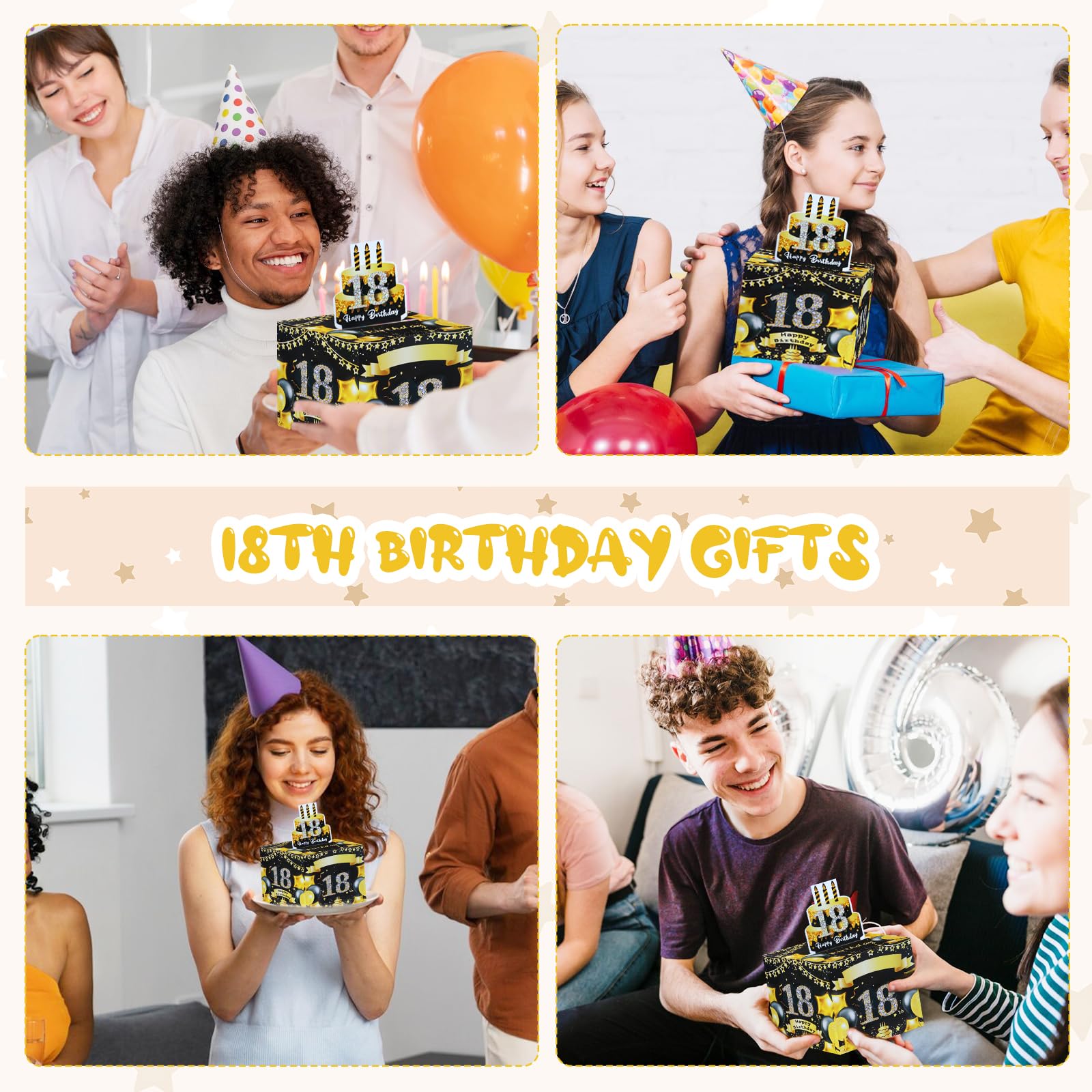 Salvadanaio A Sorpresa Per Soldi – Regalo Di Compleanno Divertente – Scatola Con 50 Sacchetti Trasparenti – Idea Regalo Originale Per Ragazzi E Ragazze
