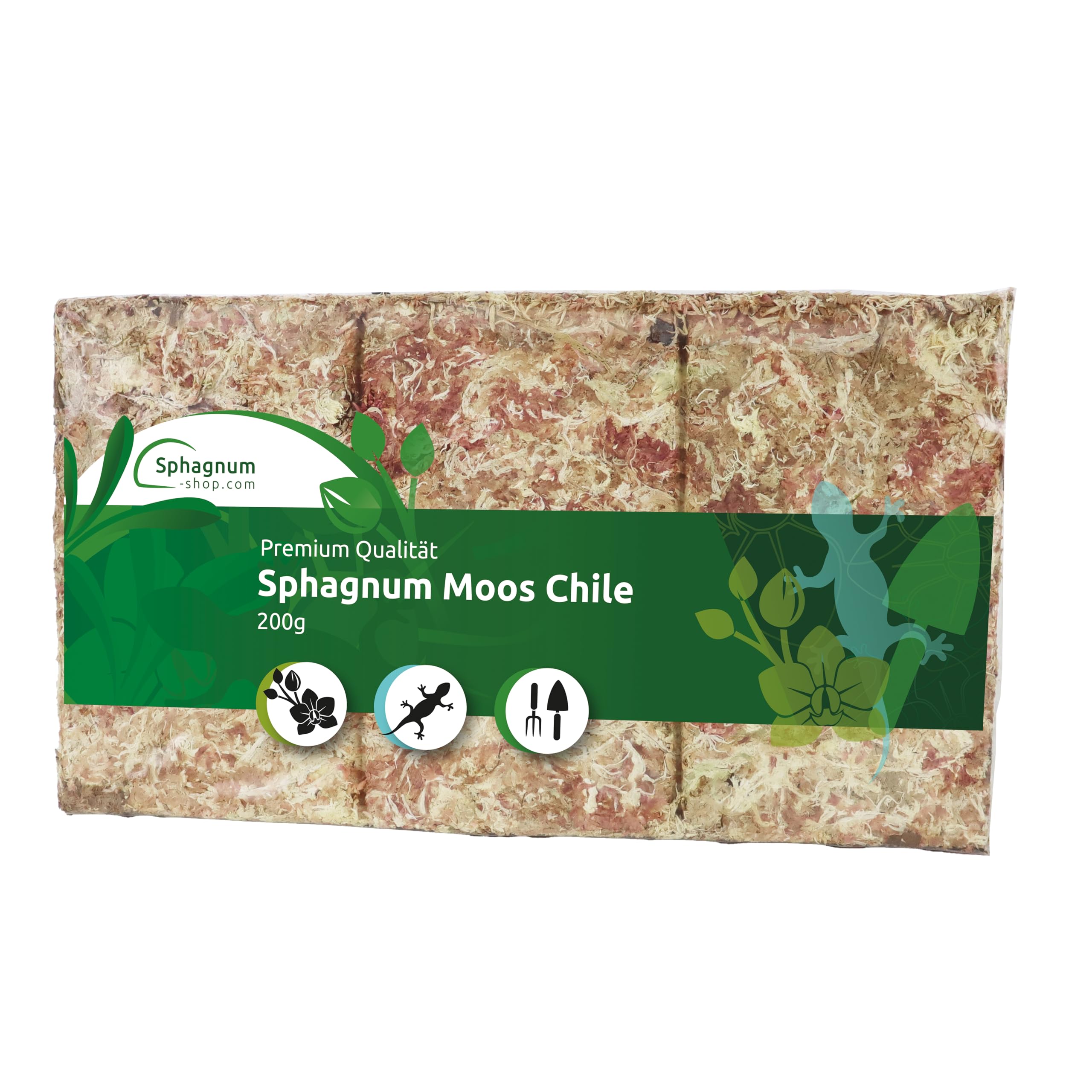 Torfowiec mchu do terrarium i storczyków z Chile 100/200/400 g do storczyków i terrarystyki - idealne podłoże i pałeczki mchu (200 g)