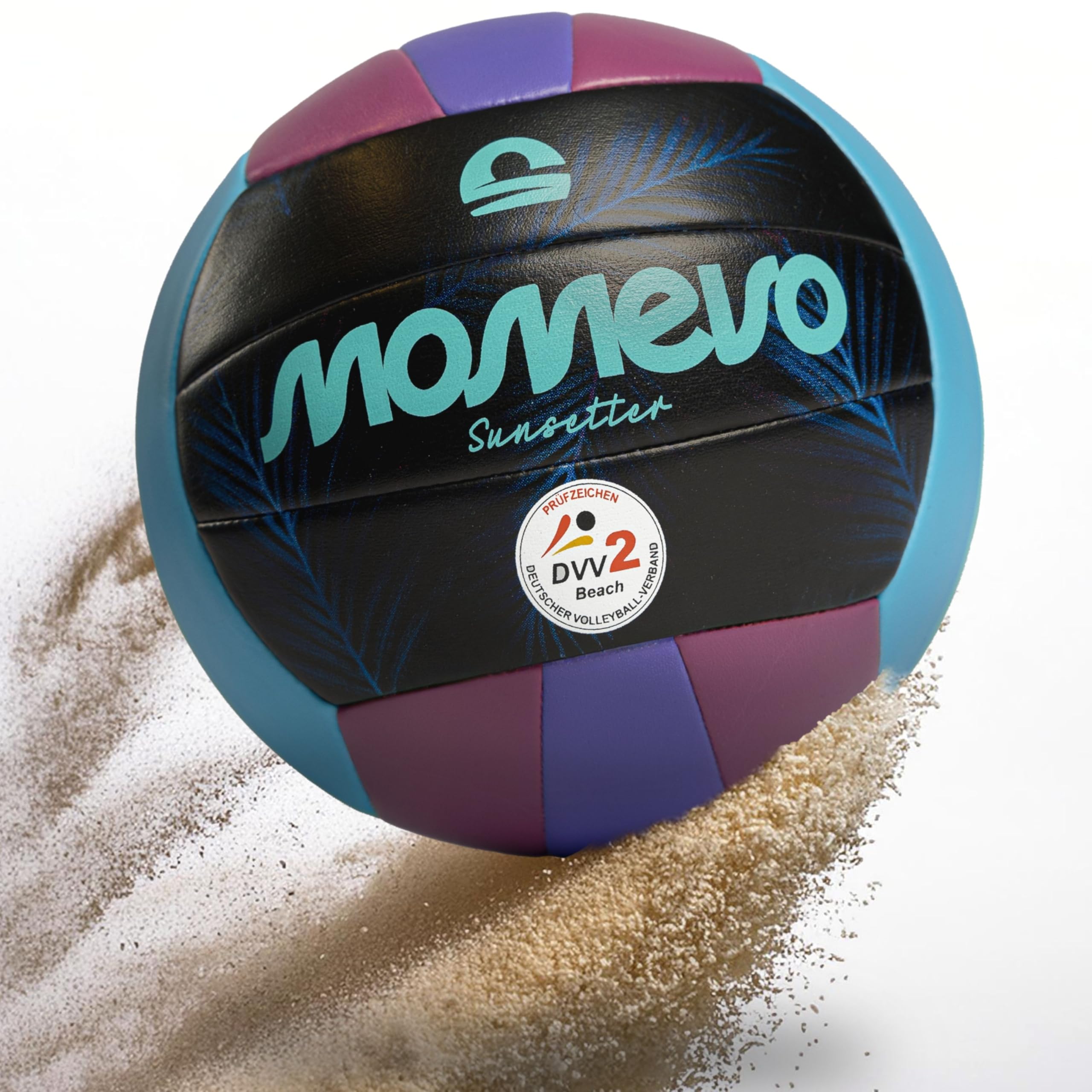 Beachvolleyball – Weicher Soft Beachball 2025 in offizieller Größe 5, DVV Zertifiziert, weiche Oberfläche – Ideal für Outdoor, Strandsport, Sandsport & ALS Geschenk