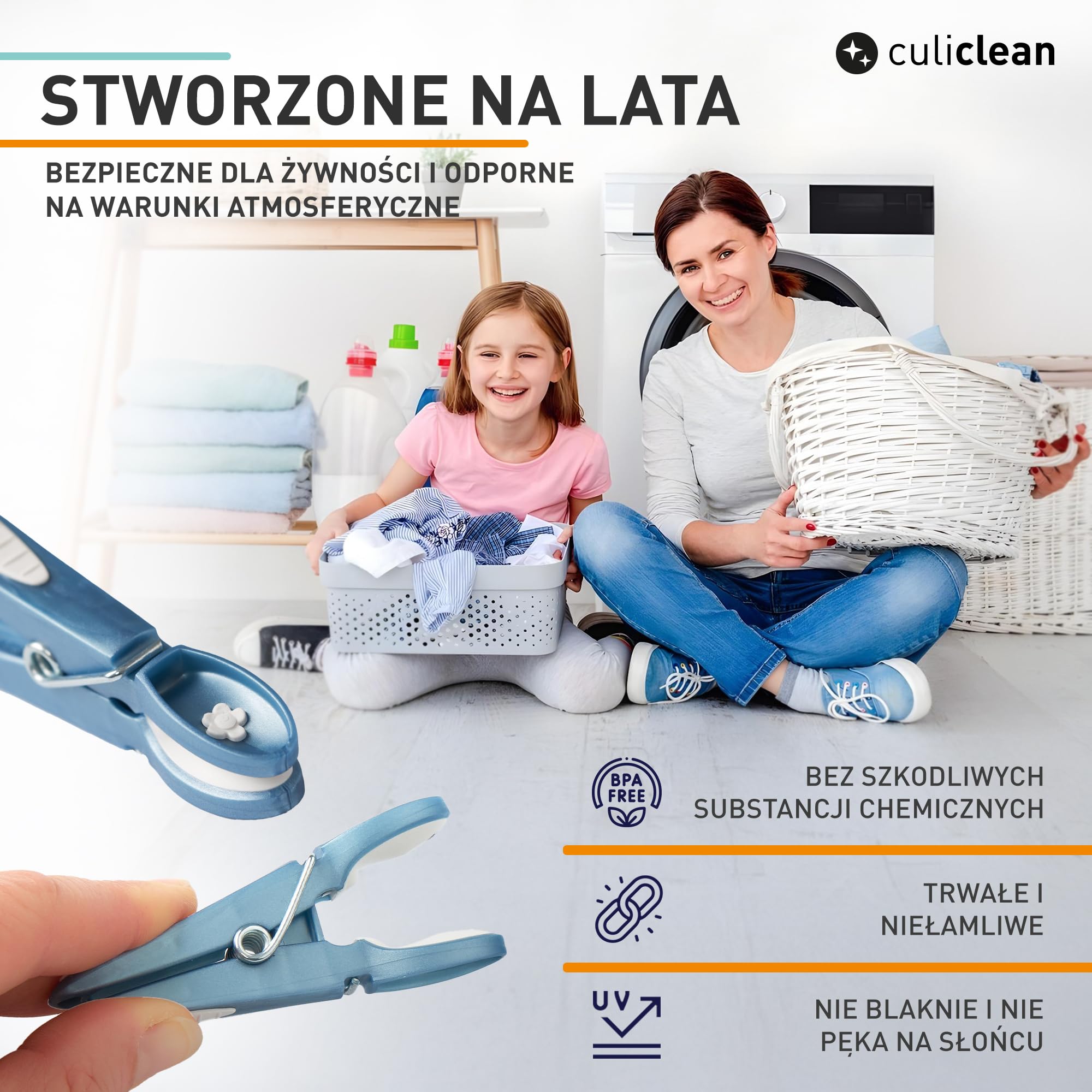 culiclean wieszaki na ubrania 20 sztuk biały czarny kwiatek - wytrzymałe trwałe plastikowe klamerki klipsy do ubrań z miękką wyściółką idealne do wieszania prania spodni koszulek bielizny skarpetek
