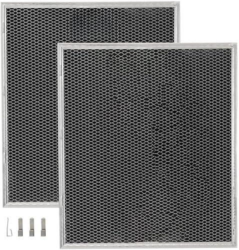 Broan-NuTone HPF30 Filtro de carbón de repuesto (XC) para campanas extractoras sin conductos de doble filtro, filtro de aire de carbono, 2 unidades