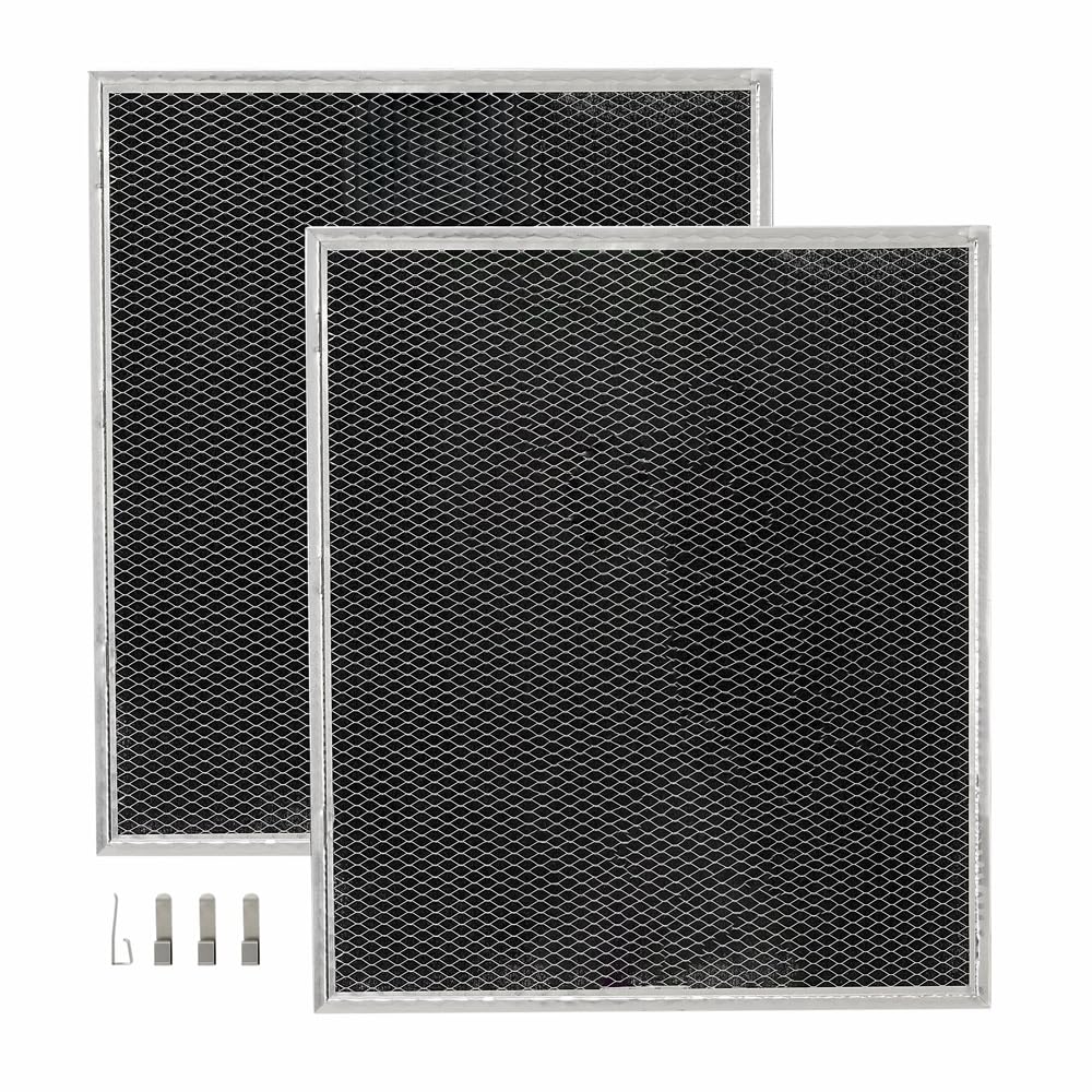 Broan-NuTone HPF30 Replacement Charcoal Filter (XC) for Dual Filter Ductless Range Hoods, Carbon Air Filter, 2 Count