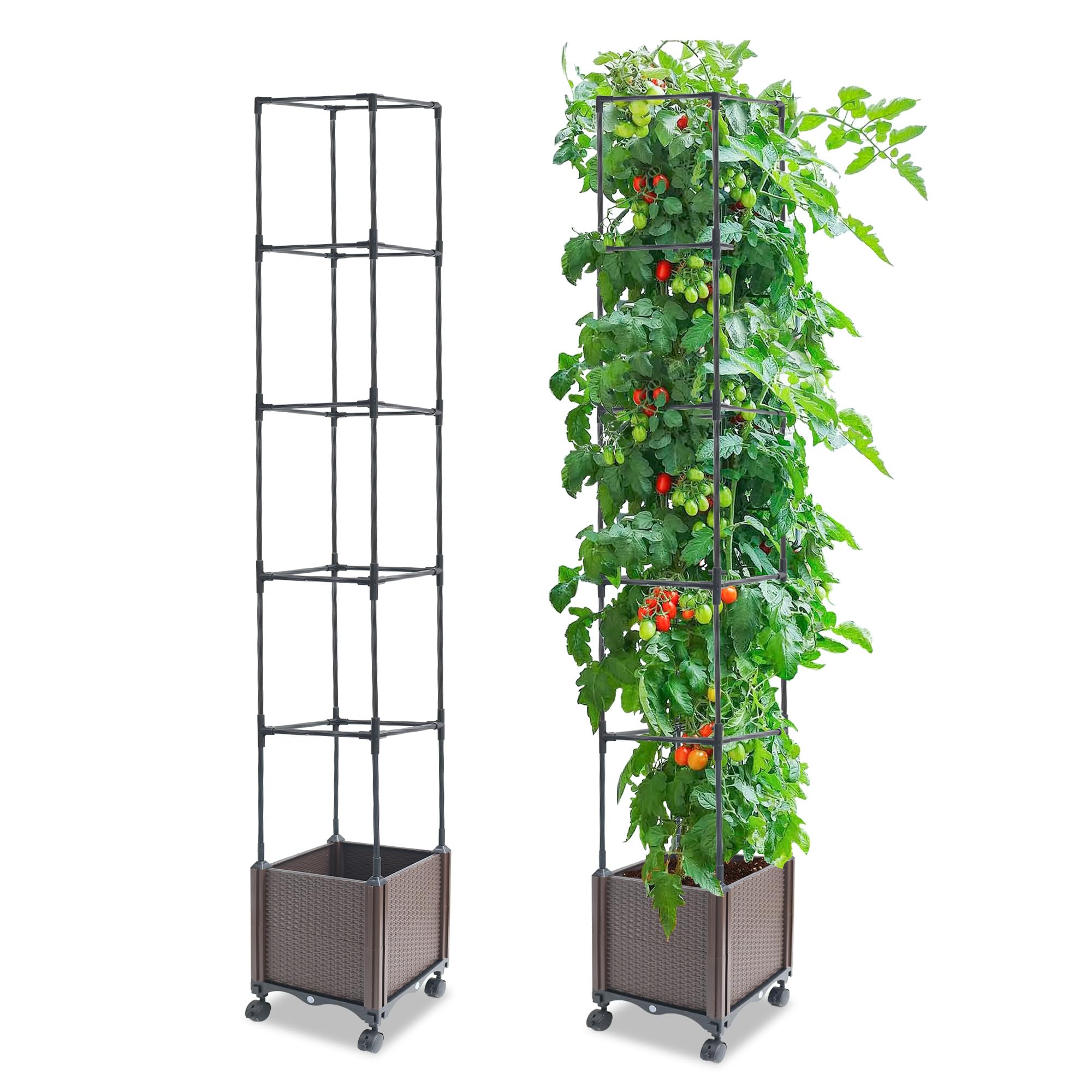 Quibbay Raised Garden Bed Trellis