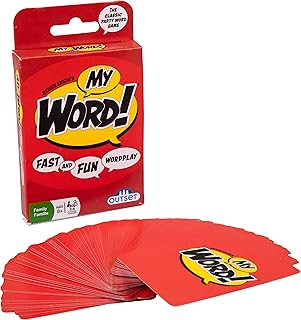 My Word! The Card Game of Fast and Fun Wordplay â€“ Travel Sized - for 2 to 6 Players Ages 8 and up by Outset