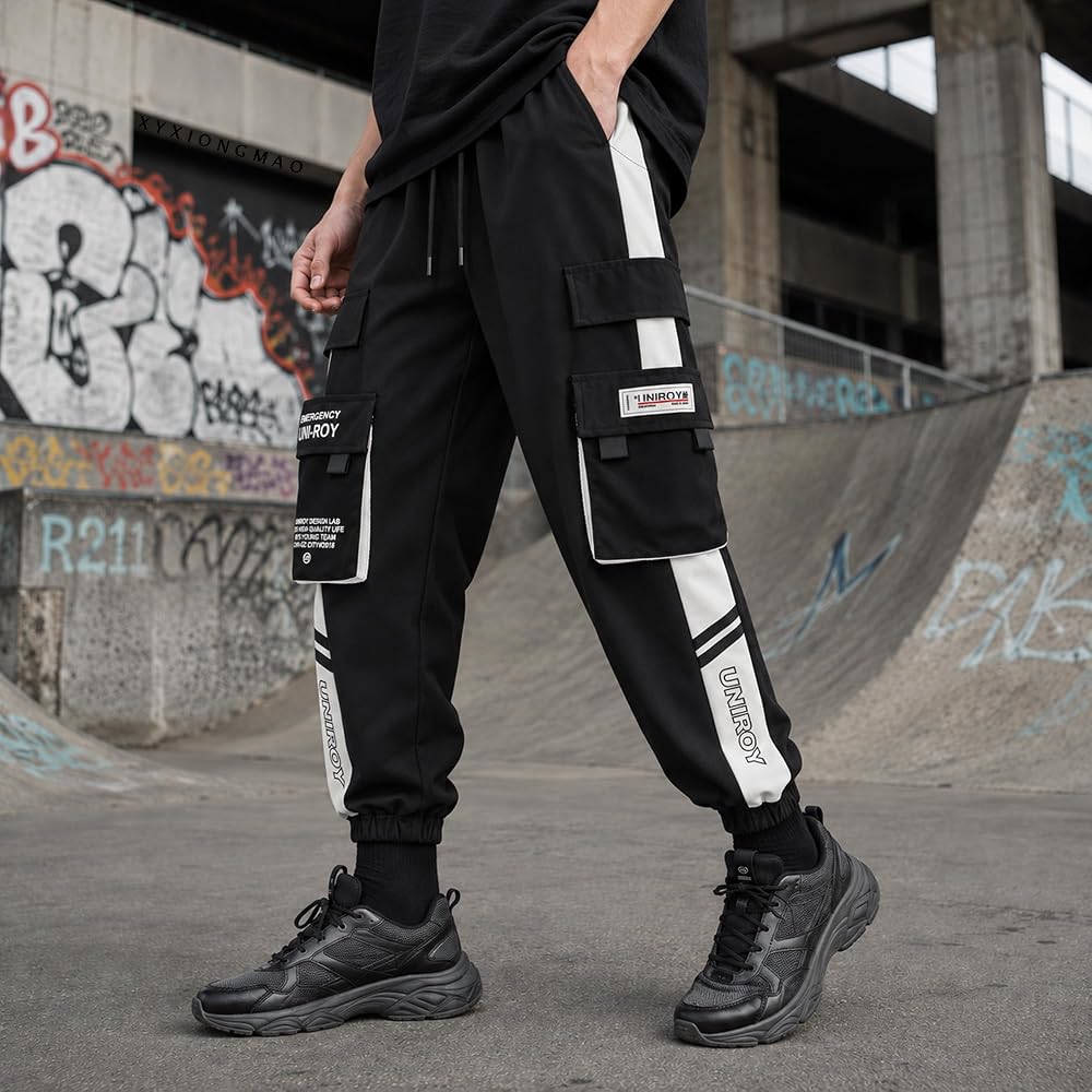 Amazon.com: XYXIONGMAO Men's Tactical Streetwear Joggers Goth