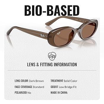 Amazon.com: Ray-Ban RB4441D BIO-BASED Square-Round Shaped