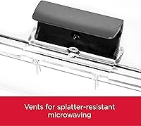 Vista 5 de Rubbermaid Brilliance - Juego de 3 recipientes de almacenamiento de alimentos sin BPA con tapas, bandejas extraíbles, herméticos, a prueba de fugas