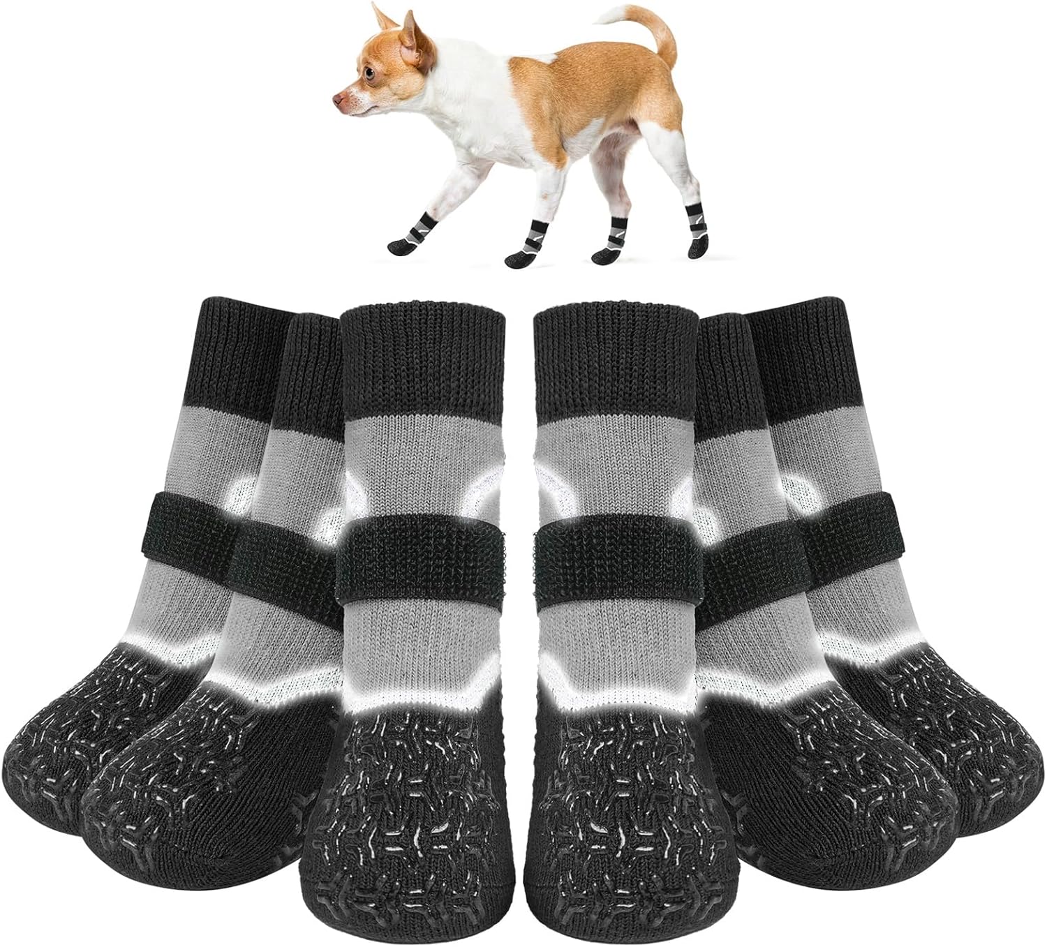 BEAUTYZOO Dog Socks to Prevent Licking Paws, Dog Shoes for