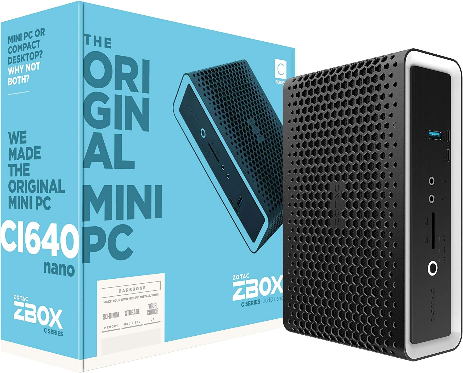ZOTAC ZBOX CI640 nano Mini PC - Barebones