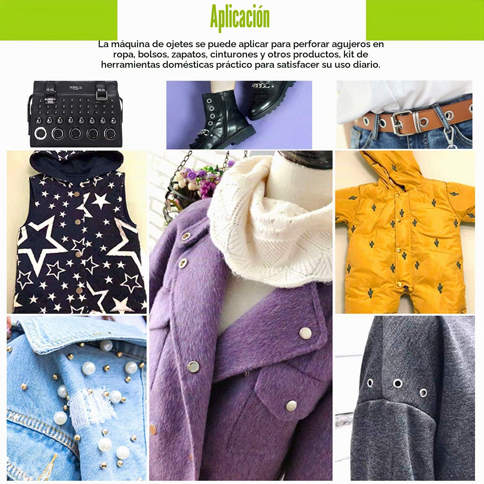 Keadic Máquina de ojales de presión manual con 3 troqueles #0#2#4 y 3000 ojales plateados y dorados, para pancartas, carteles, toldos, carteles, cortinas, impresión digital, corsés, cinturones, bolsos