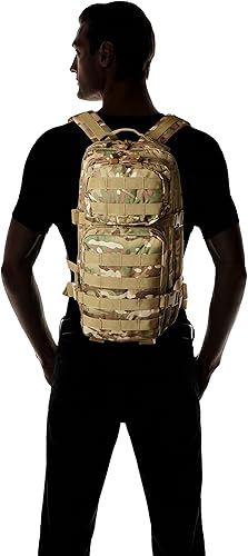 Miniatura 10 de Mochila Mil-Tec USA de asalto grande, capacidad 9.5 gal, militar, para exteriores, Marrón, talla única