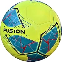 Vista 4 de Pelota de entrenamiento básica FIFA Precision Fusion, para todo tipo de clima, certificado IMS, oficial, altamente duradera, espuma EVA de 0.138 in