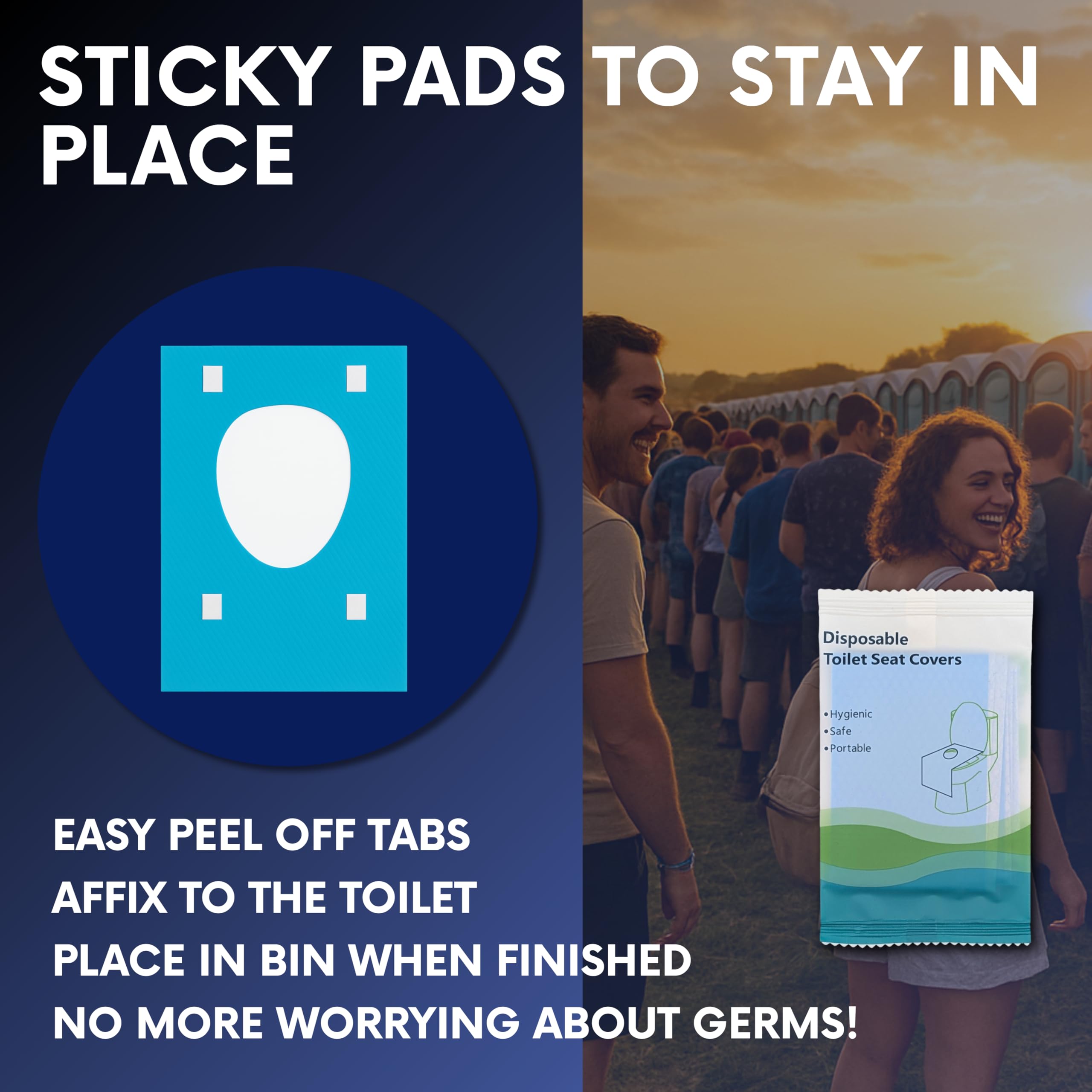 FREYPAC Kit Emergenza Per Festival Ed Escursioni – Poncho Termico, 5 Copriwater E Salviette In Custodia Impermeabile - 3