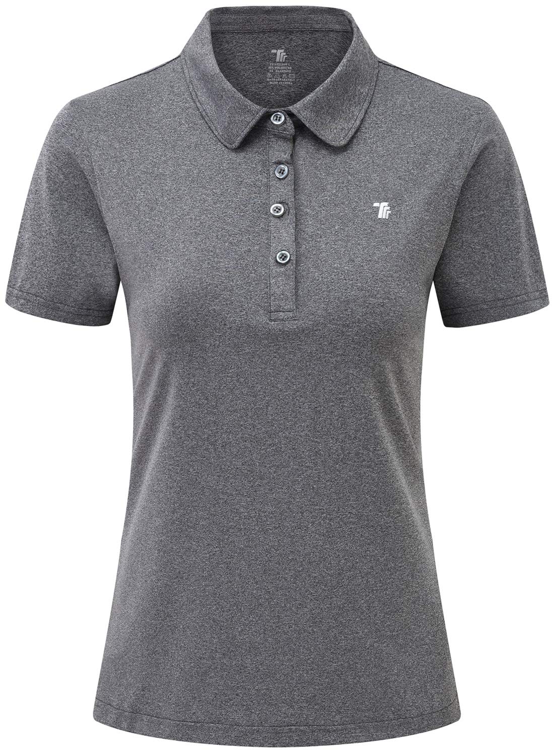 JINSHI Femme Polo Shirt de Sport à Manches Courtes Golf Tennis Tops