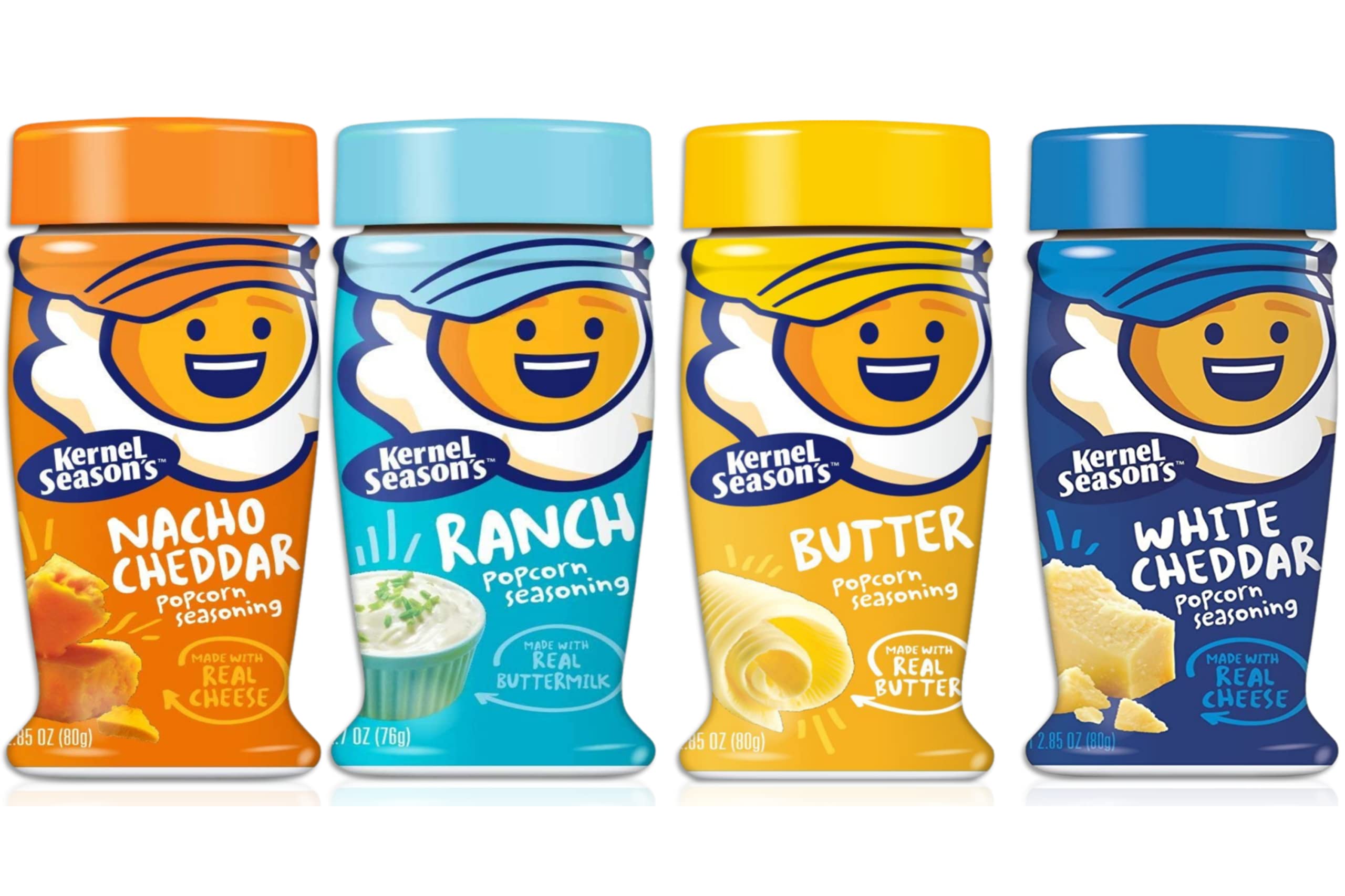 Buy Popcorn Seasoning Variety Pack Bundle. Includes Four Bottles of