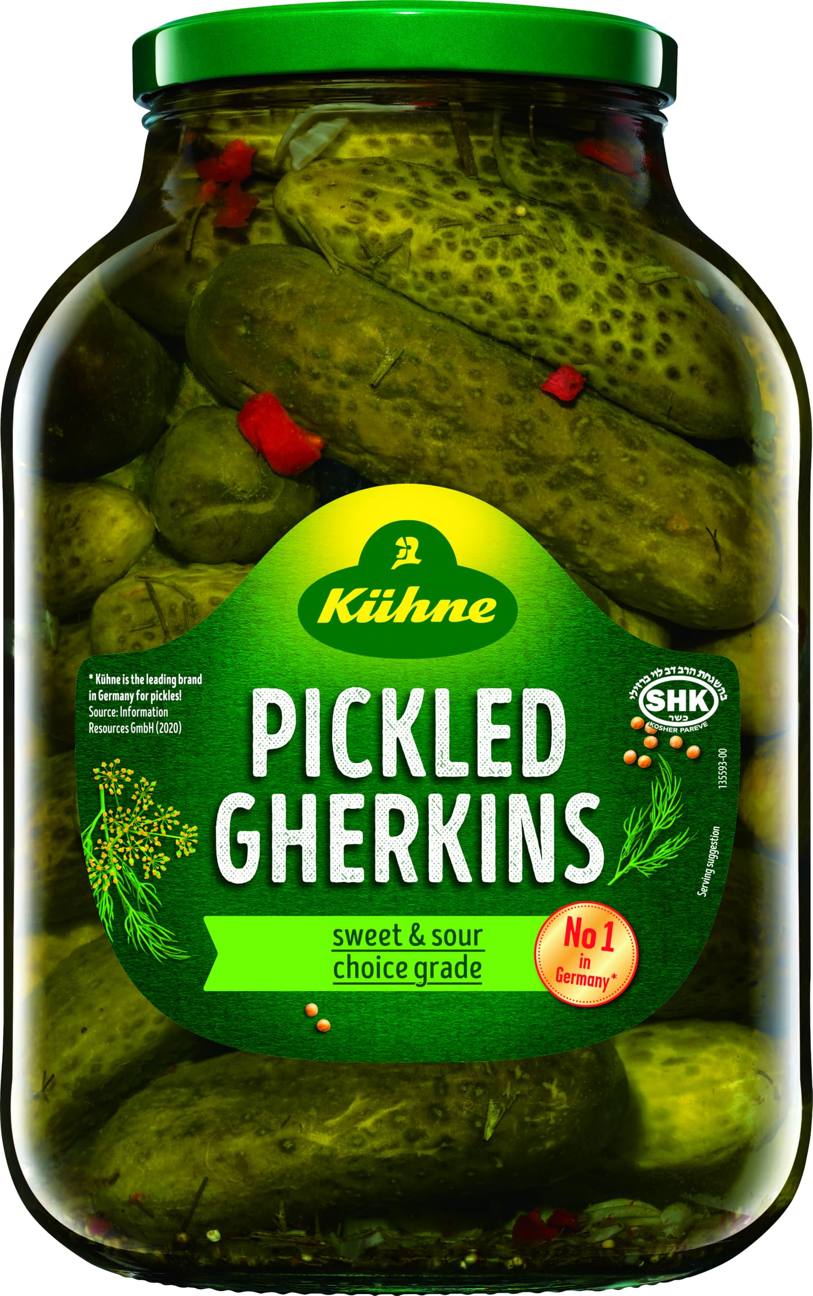 Kühne Gewürzgurken, 2650ml
