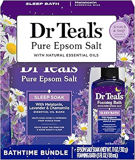 Epsom Salt & Melatonin Bath Set