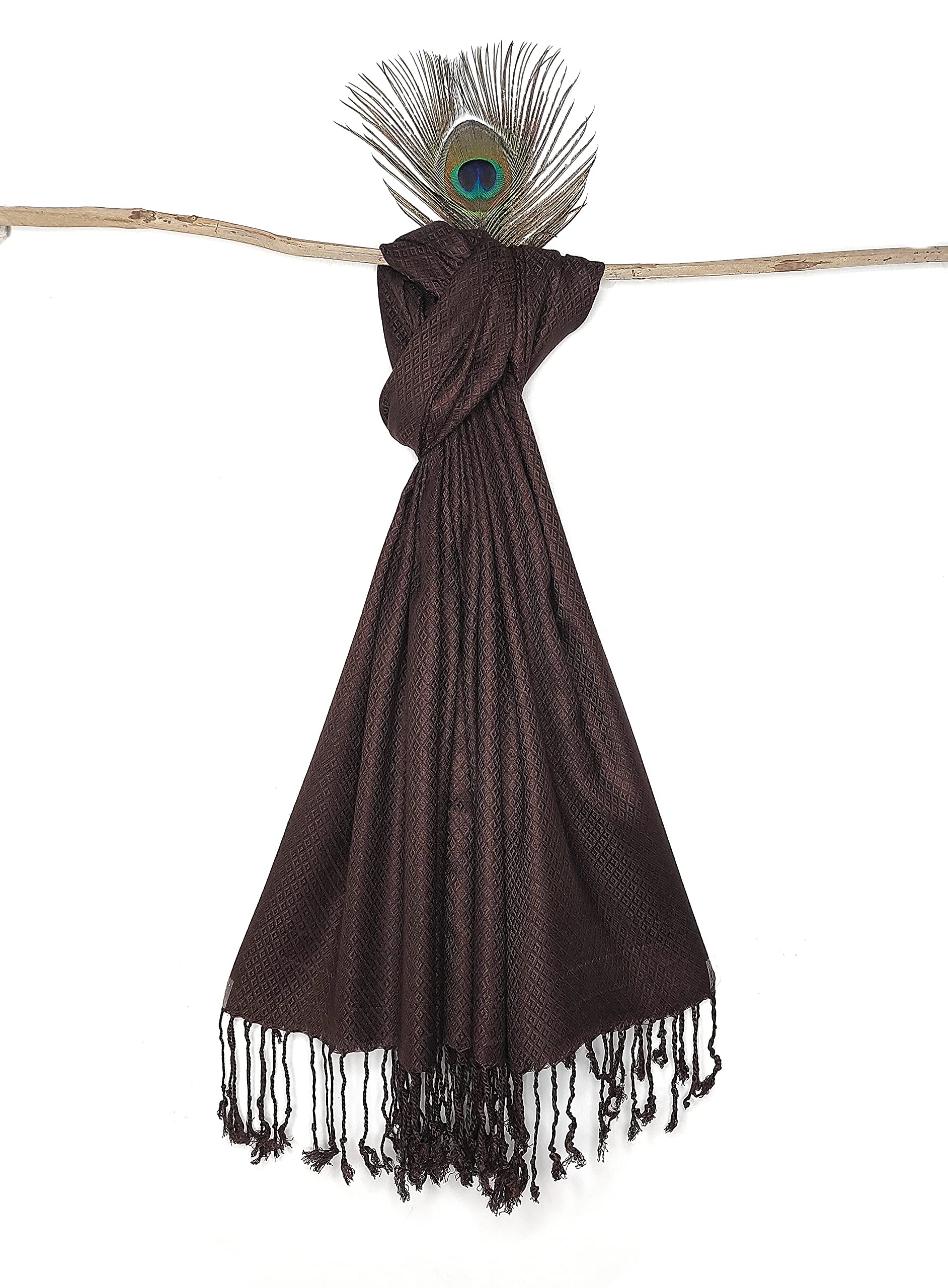 Viscose Scarf Stole & Shawl | Soft Lightweight Fabric | Stylish Scarves for Girls, Ladies, Women & Men | Suitable for Summer and Winter Wear-image-34