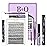 B&Q Lash Clusters Kit 280PCS Eyelash Clusters Kit,30D 50D D 9-16MIX Individual Lash Comfortable Eyelash Extension Set, Classic Look with Bond and Seal Waterproof, Remover DIY at Home(Set,30D50D)