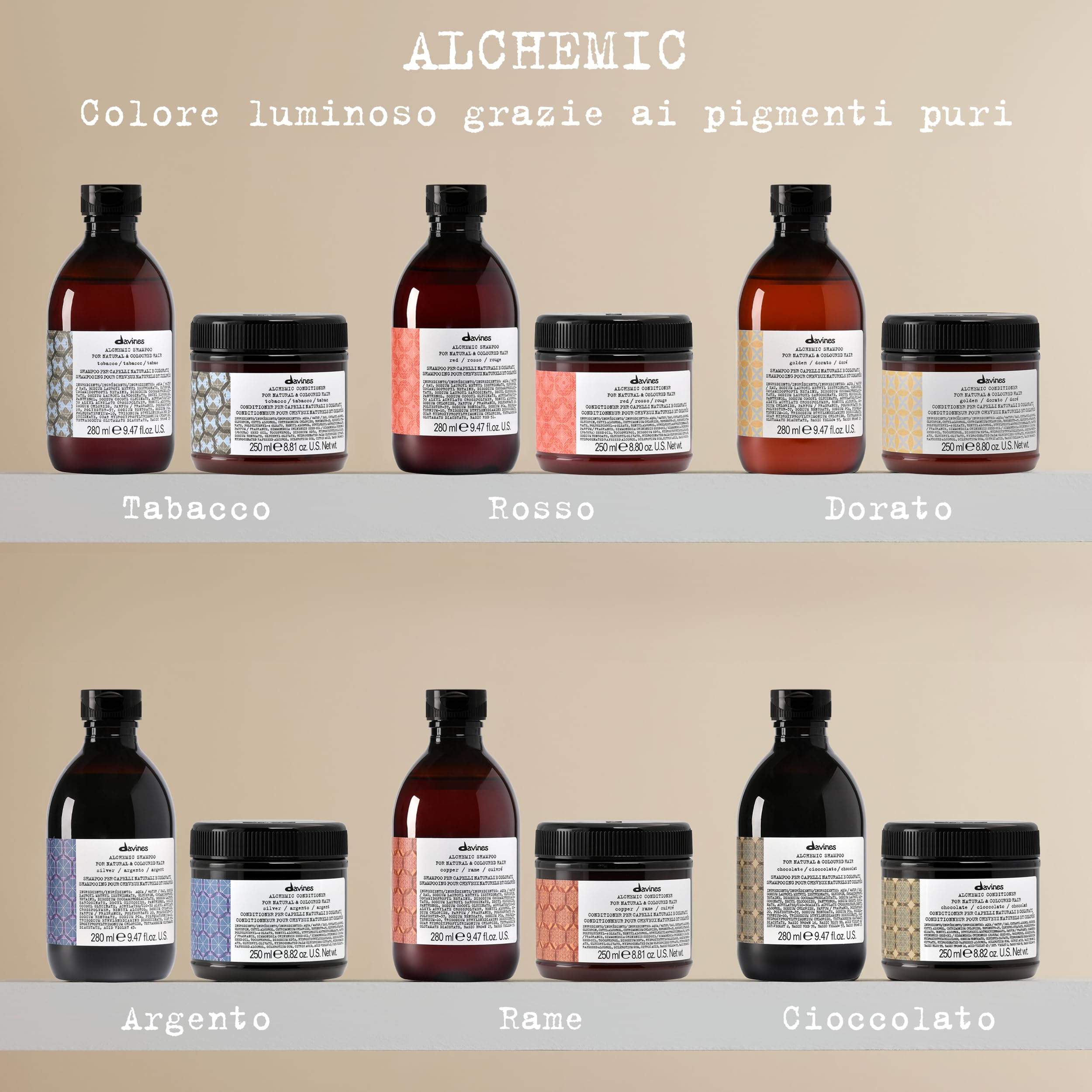 Davines ALCHEMIC Conditioner Golden - Crema condizionante colorata - 250 ml