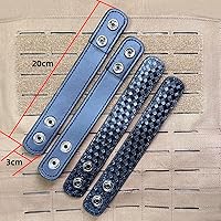 Vista 2 de ROCOTACTICAL Protectores de cinturón de doble presión, para cinturón de servicio de 2.25 pulgadas, paquete de 4