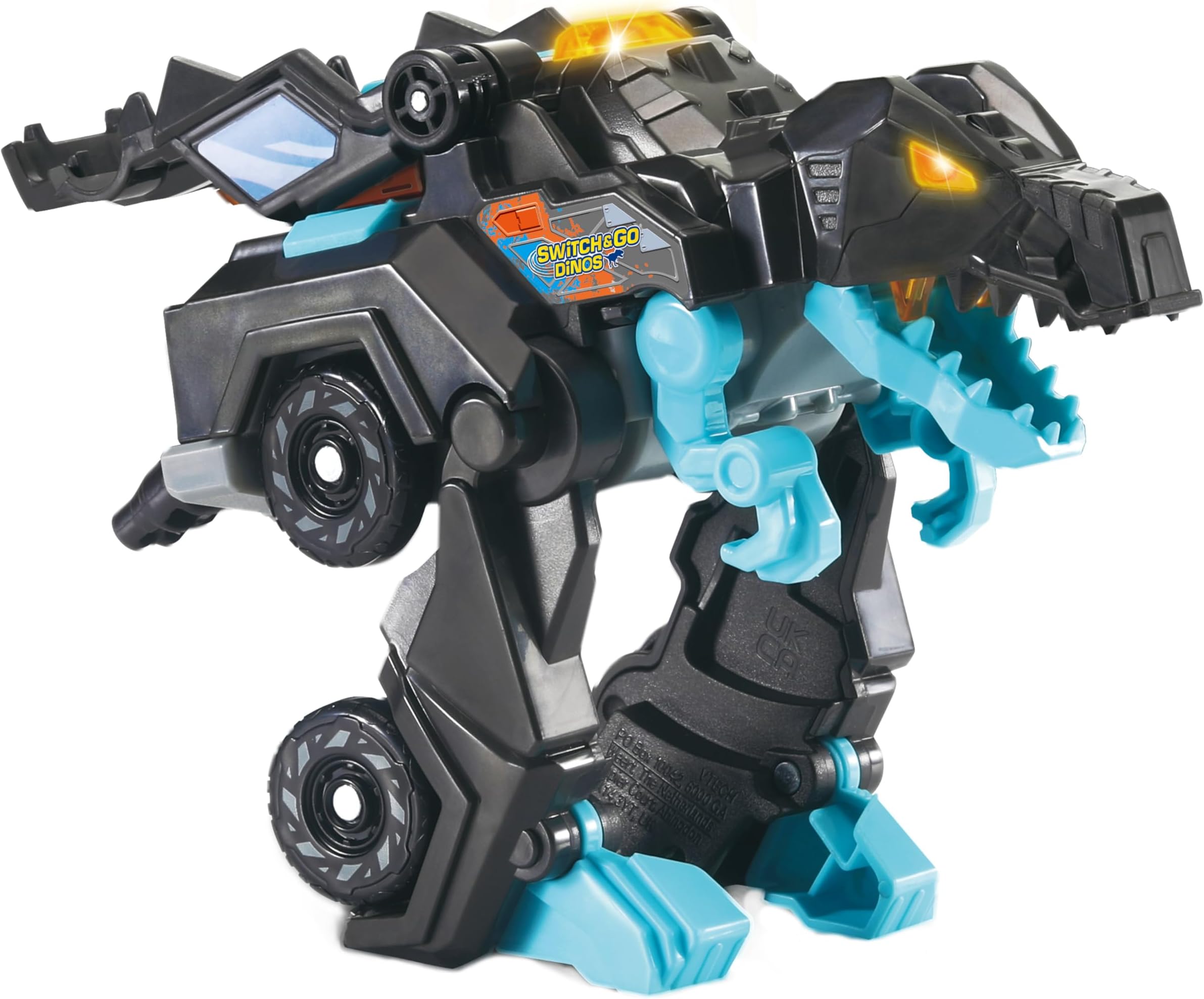 VTechSwitch & Go Dinos Burst the T-Rex, Kids Toy, Interactive Preschool T-Rex Toy, 2-In-1 Educational Toy for Children, Car Toys for Boys & Girls 3, 4, 5, 6+ Year Olds, English Version