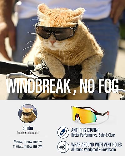 Miniatura 3 de Lentes de sol deportivos resistentes al viento para hombres y mujeres, sin rebote y antideslizantes, UV400, lentes de sol para jóvenes, ciclismo,