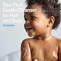 Vista 3 de Jabón y champú para bebés, sin lágrimas, sin parabenos, colorantes ni aceite mineral, 13.5 onzas líquidas (el embalaje puede variar)